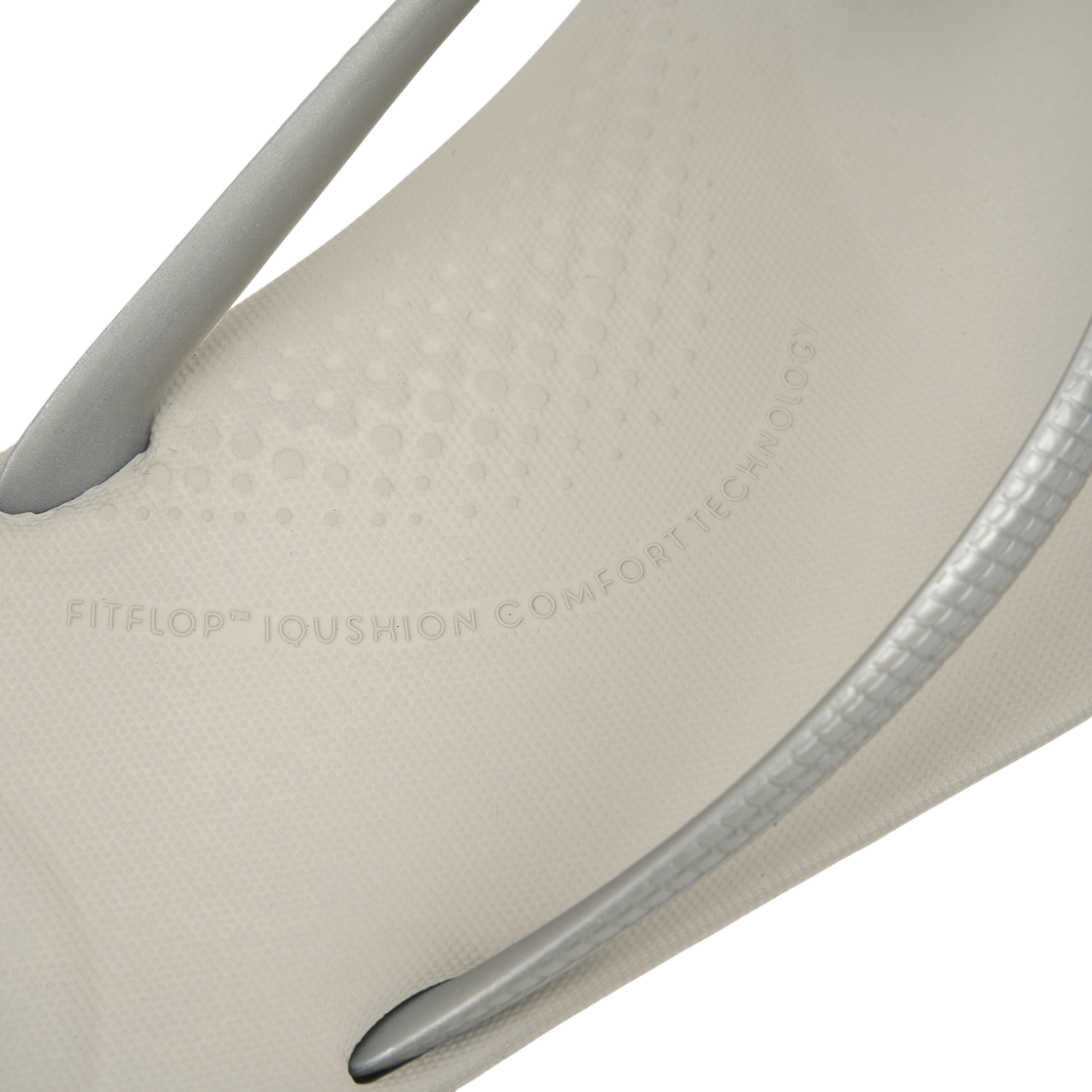 (W) 핏플랍 아이쿠션 얼고노믹 플립플랍 실버((W) FITFLOP Iqushion Ergonomic Flip Flops Silver) - 8