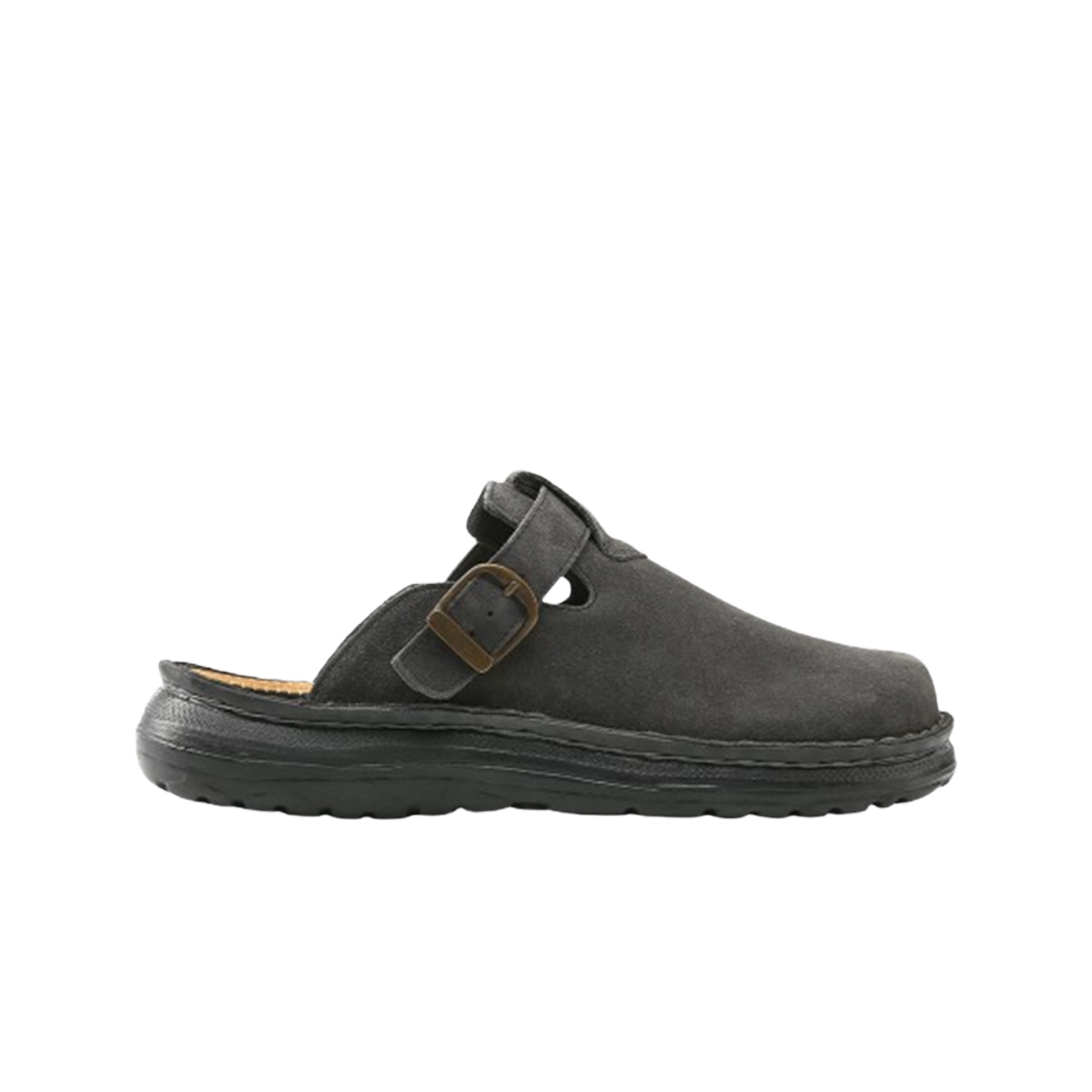 JS-3003S-DG JERUSALEM SANDALS 3003 Sawyer Suede Dark Gray