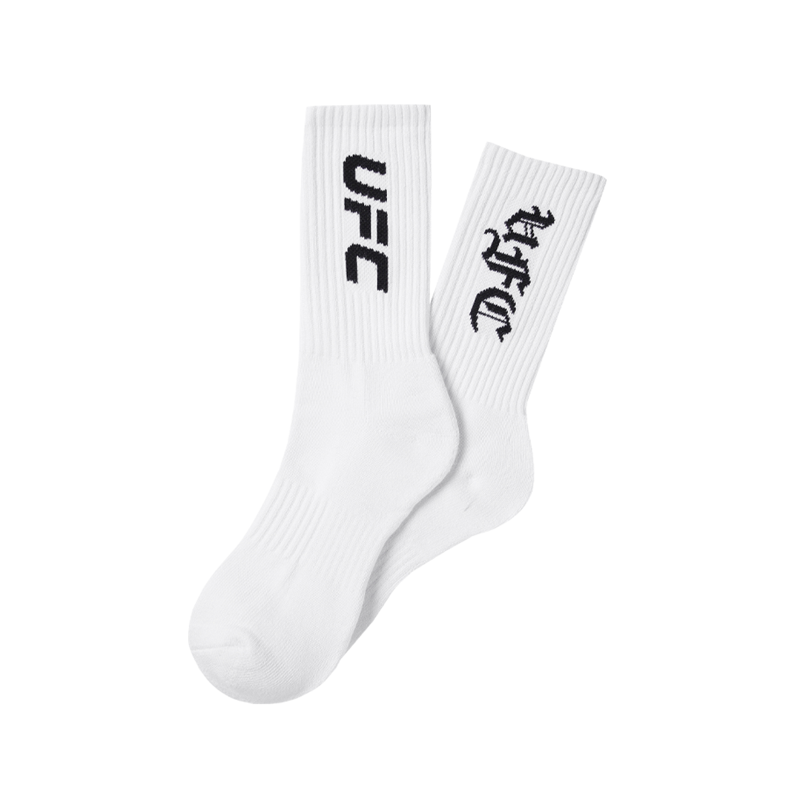 유에프씨 스포츠 고딕 크루 삭스 화이트 U2SCX3301WH(UFC SPORT Gothic Crew Socks White)