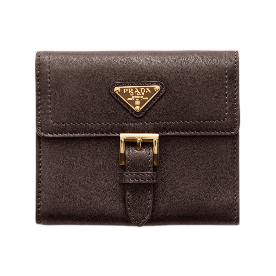 1MH060-2G6Y-F0038 Prada Small Nappa Leather Wallet Sienna