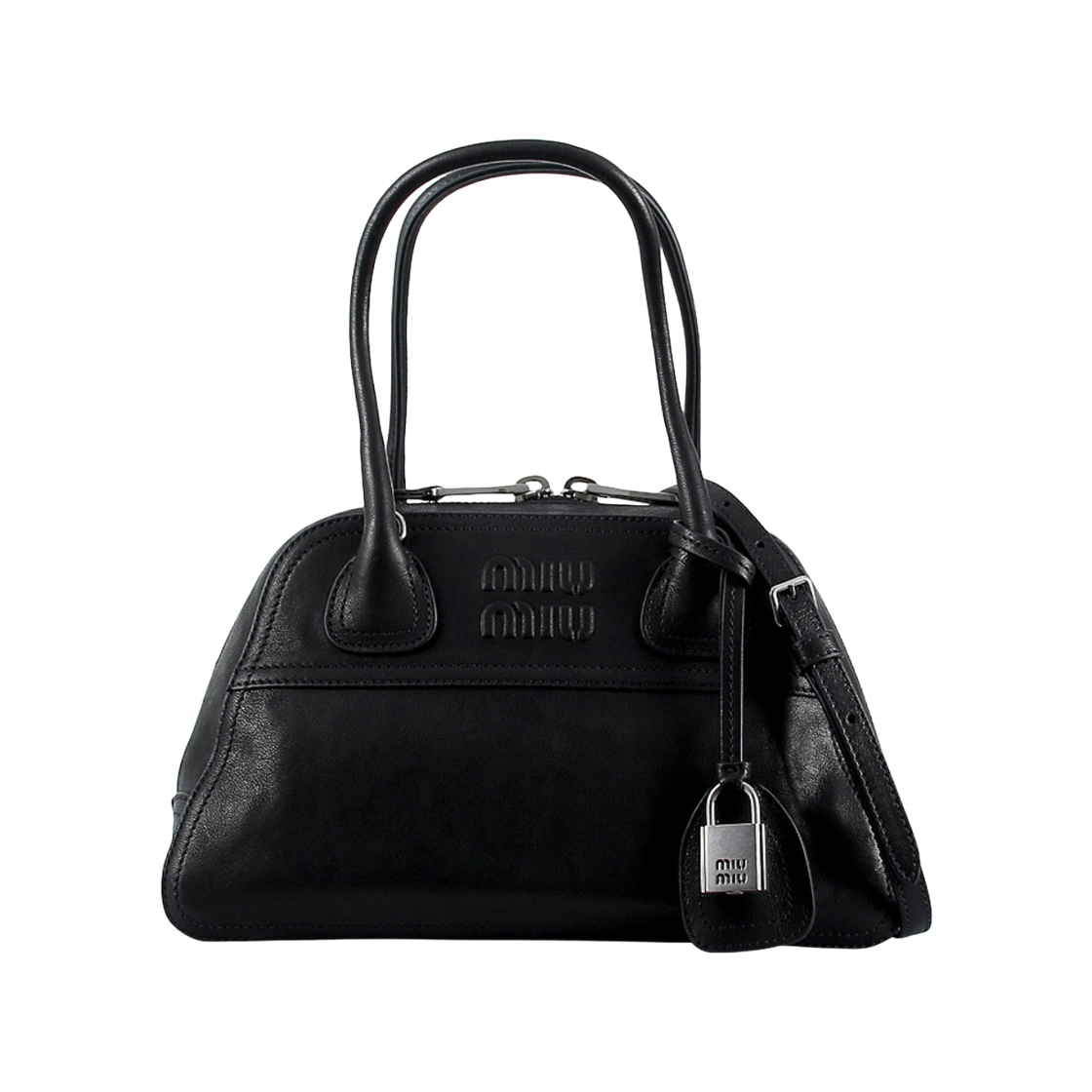 5BB200-2BBL-F0002 Miu Miu Vivant Nappa Leather Bag Black