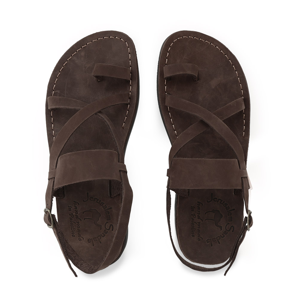 예루살렘 샌들 519NN 베다니 누벅 브라운(JERUSALEM SANDALS 519Nn Bethany Brown) - 3