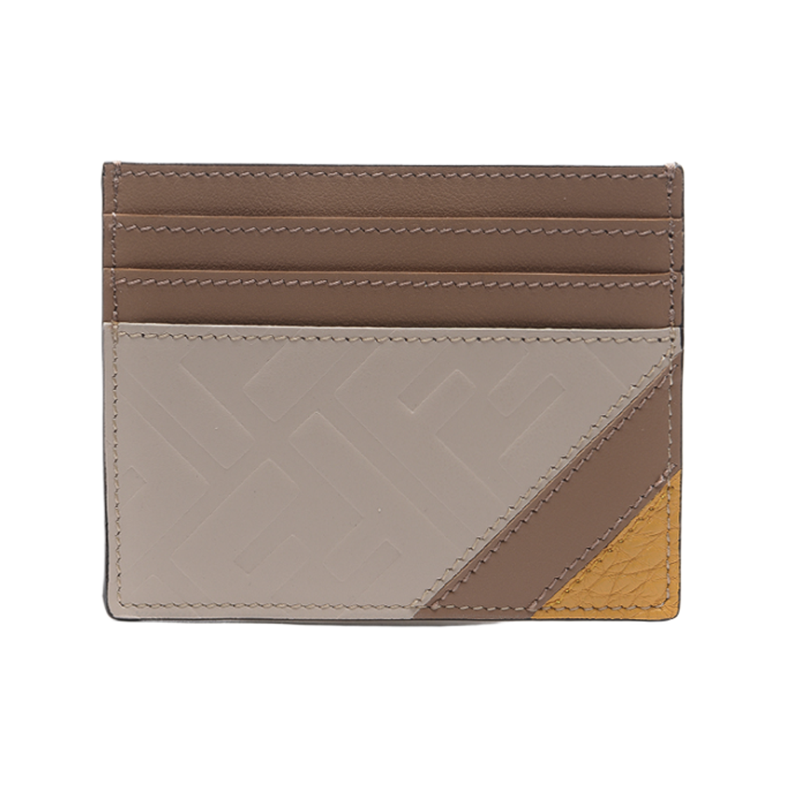 7M0164_AB00_F1AE5_20S [25% 쿠폰] Fendi FF Card Case Brown Beige