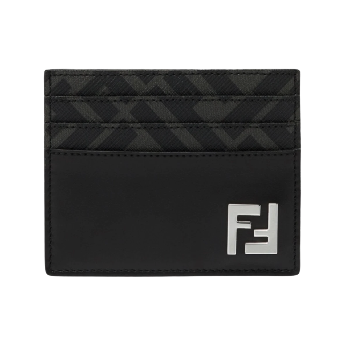 7M0164 AFF2 F0GXN 23F [25% 쿠폰] Fendi FF Squared Card Holder Black