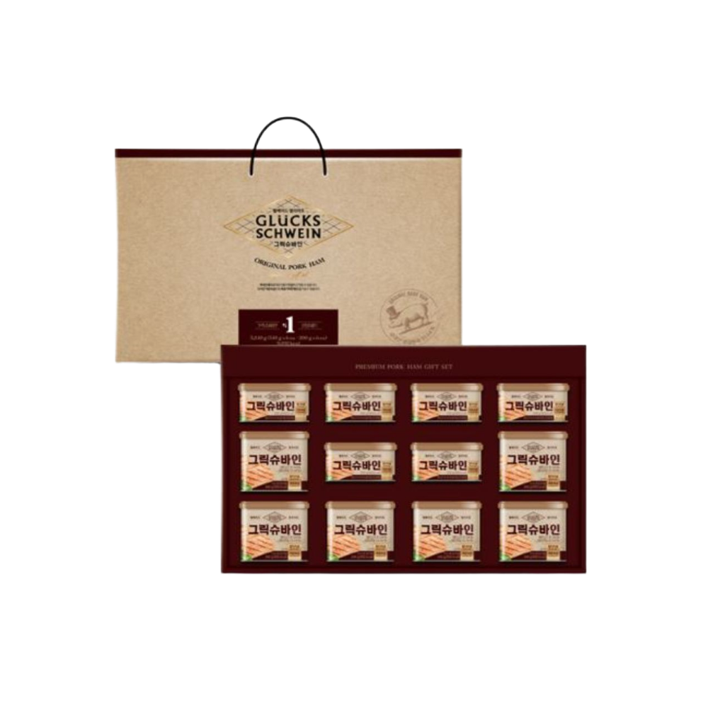 삼립 그릭슈바인 캔햄선물세트 특1호 2+1박스(200g*6+340g*6)(Samlip Greek Schwein Canned Ham Gift Set Special No. 1, 2+1 box (200g*6 + 340g*6)) - 1