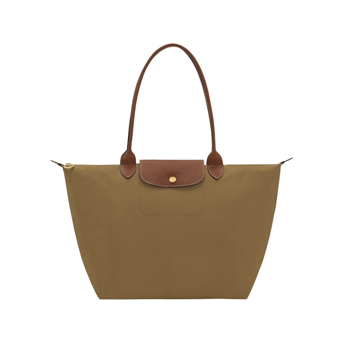 L1899089510 Longchamp Le Pliage Original L Shoulder Bag Olive