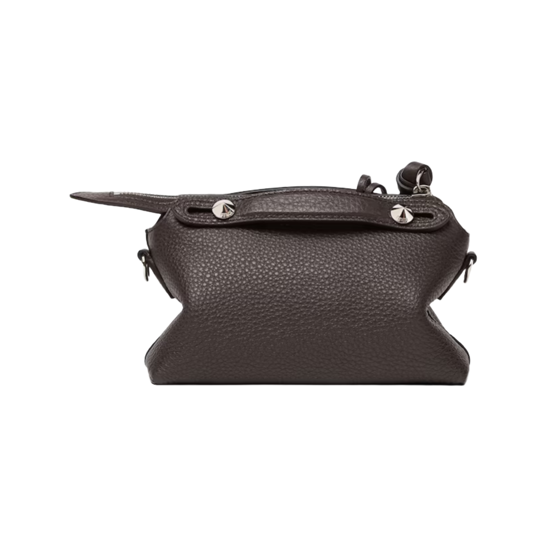 펜디 바이 더 웨이 소프트 미니 에보니 레더 백 브라운(Fendi By The Way Soft Mini Ebony Leather Bag Brown) - 2