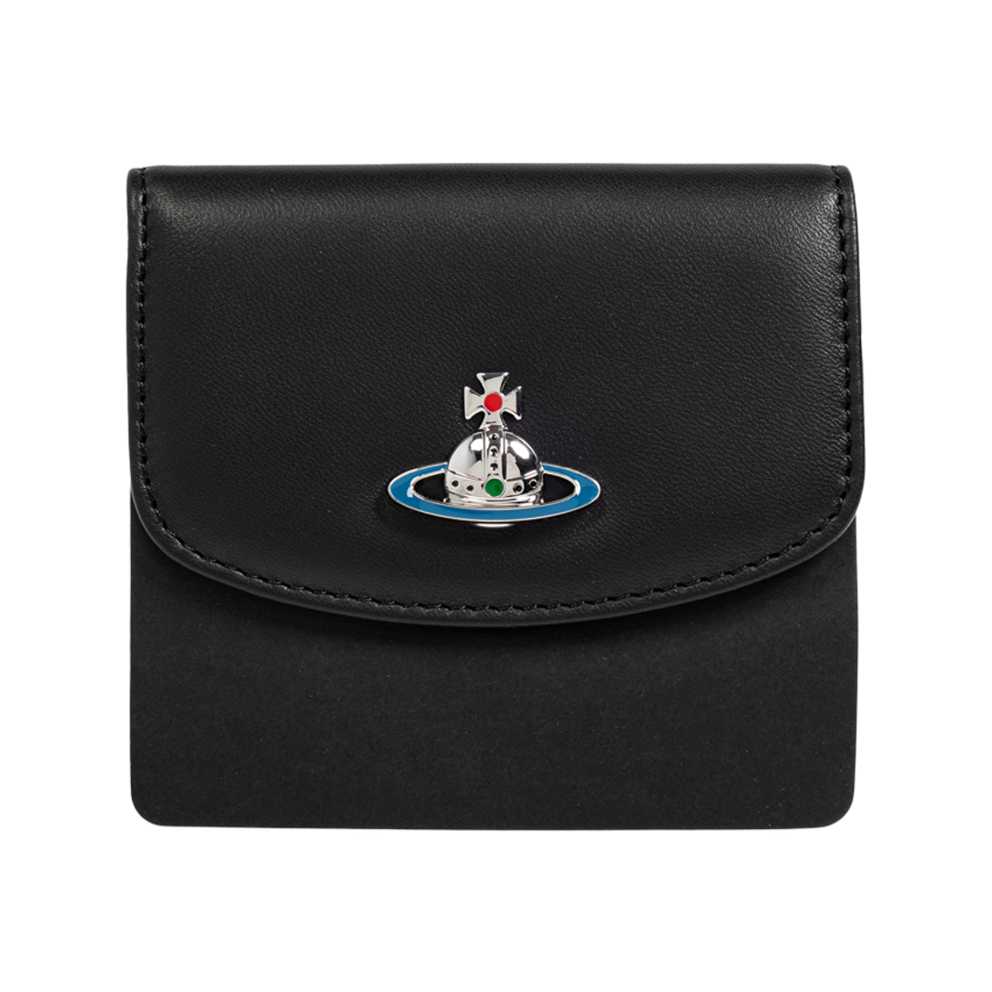 5115002JW L001L N403 [25% 쿠폰] Vivienne Westwood Orb Small Bi-Fold Wallet Black