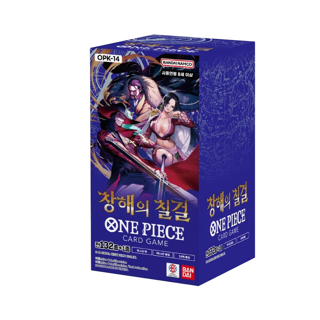 OPK-14 One Piece TCG OPK-14 Booster Pack The Azure Sea's Seven Box (Pack of 24/Korean Ver.)