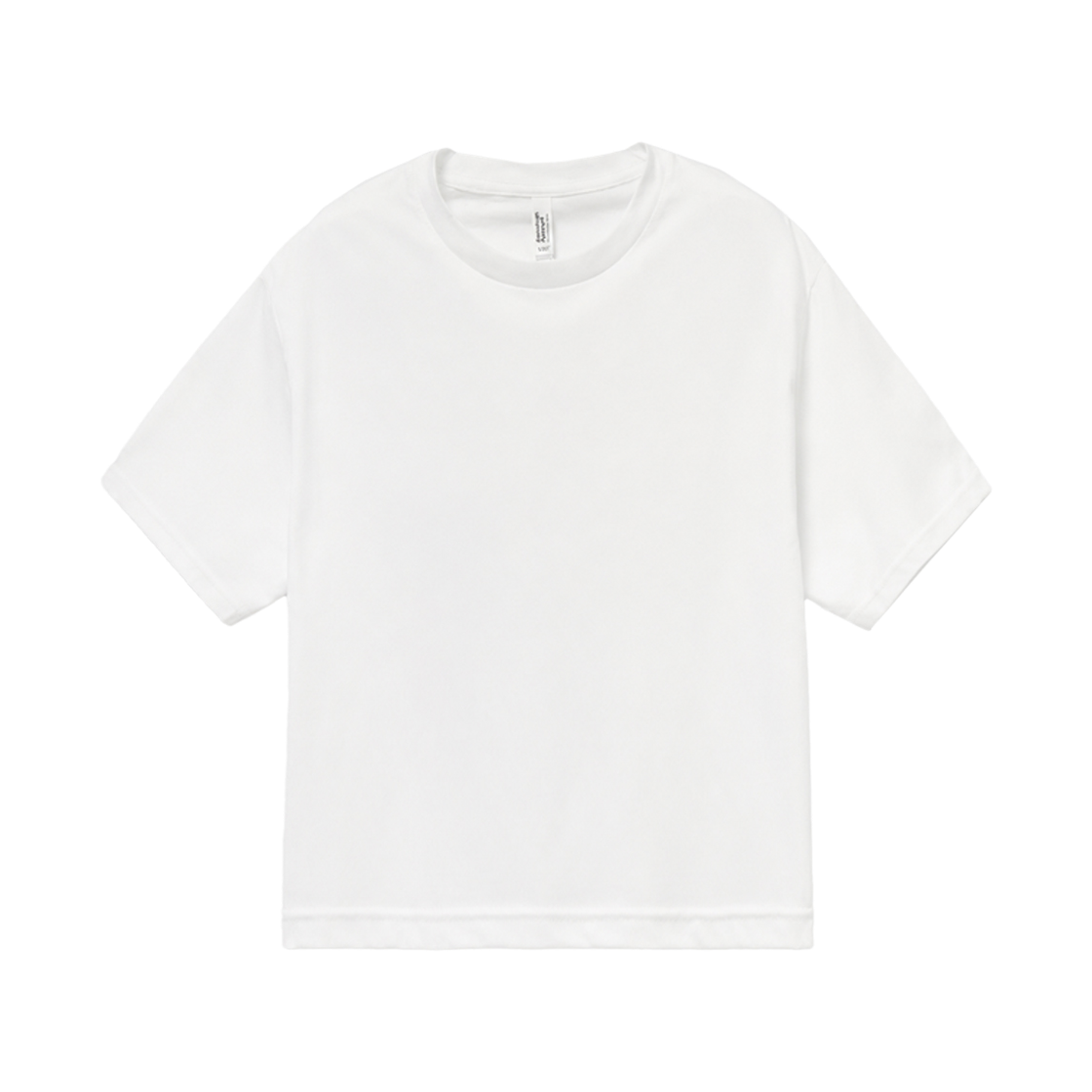 트리플에이 세미크롭 티셔츠 화이트(AAA Semi-cropped T-shirt White)