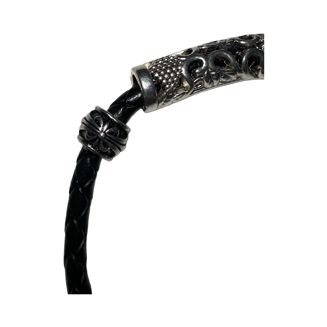 에이엑스커넥션 앤틱 엠보스드 레더 브레이슬릿(AX CONNECTION Antique Embossed Leather Bracelet) - 2