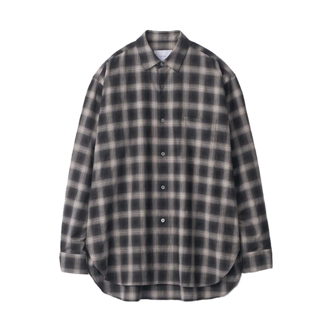 슈타인 코튼 비스코스 오버사이즈 롱슬리브 셔츠 블랙 옴브레 - 26FW(ssstein Cotton Viscose Oversized LS Shirt Black Ombre - 26FW)