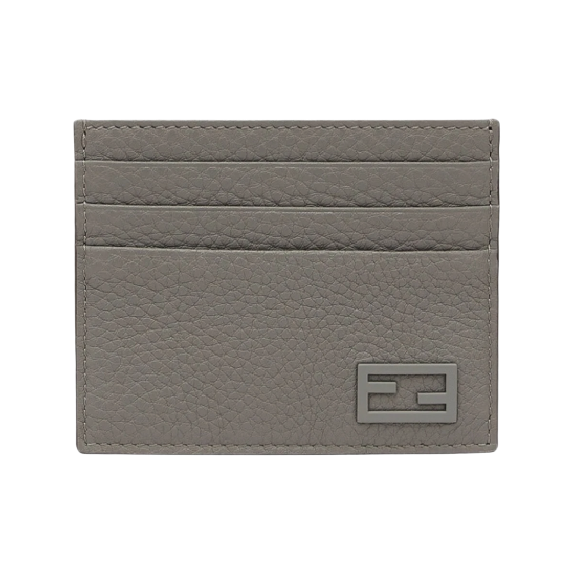 7M0164_AG0L_F0ZJ4_21F [25% 쿠폰] Fendi FF Baguette Leather Card Holder Grey