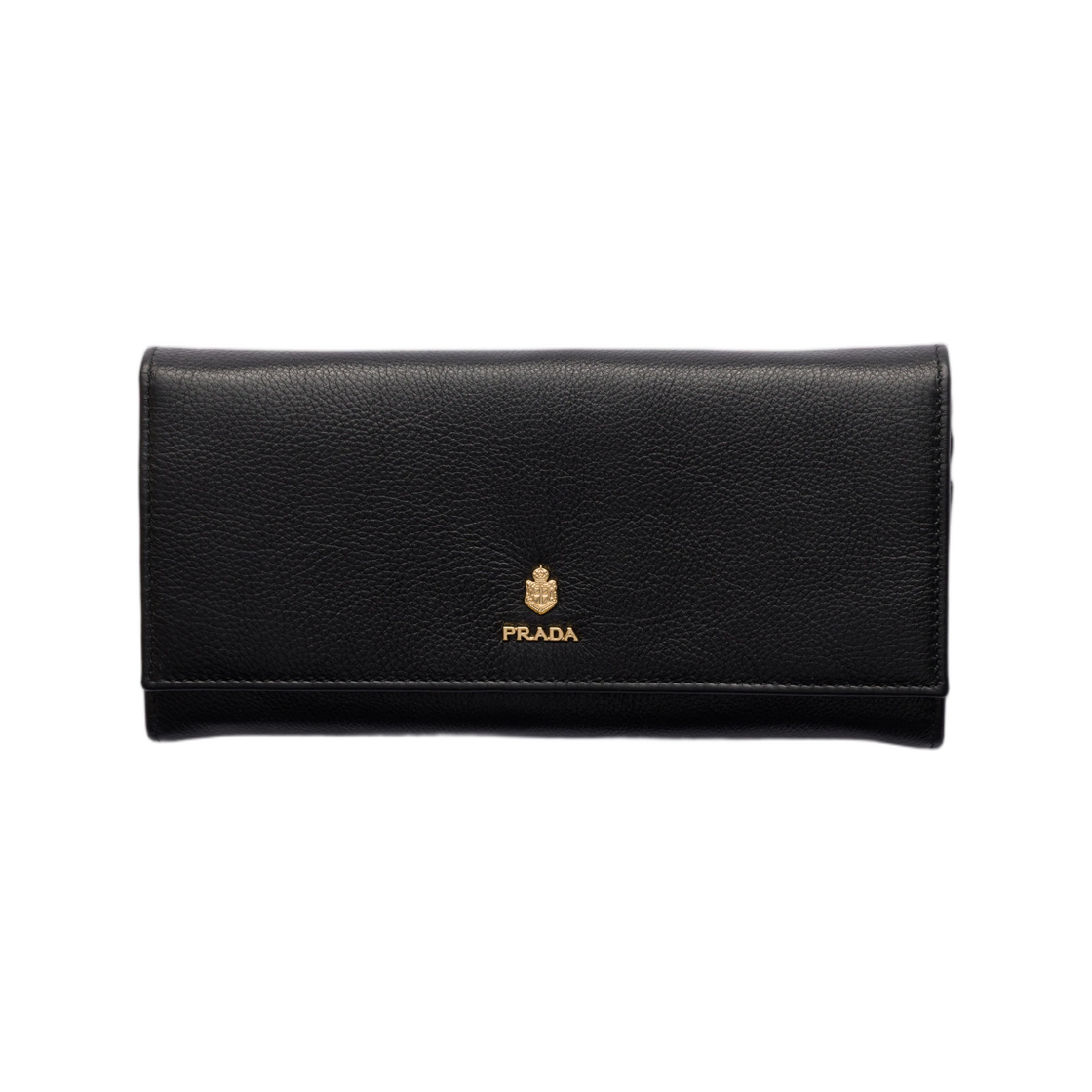 1MH132-2ZSN-F0002 Prada Large Leather Wallet Black