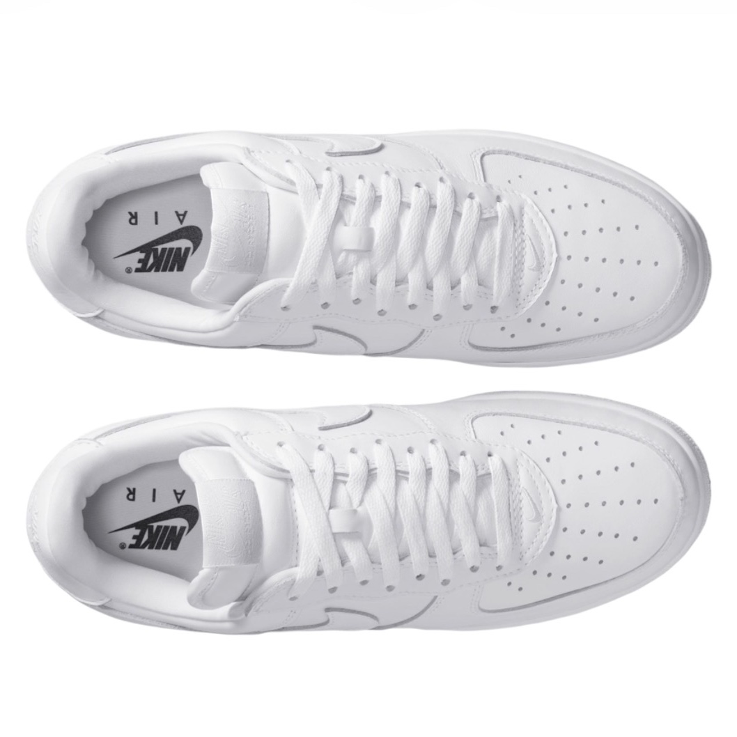 Nike Air Force 1 Low '01 White White 착용 스타일 - 3
