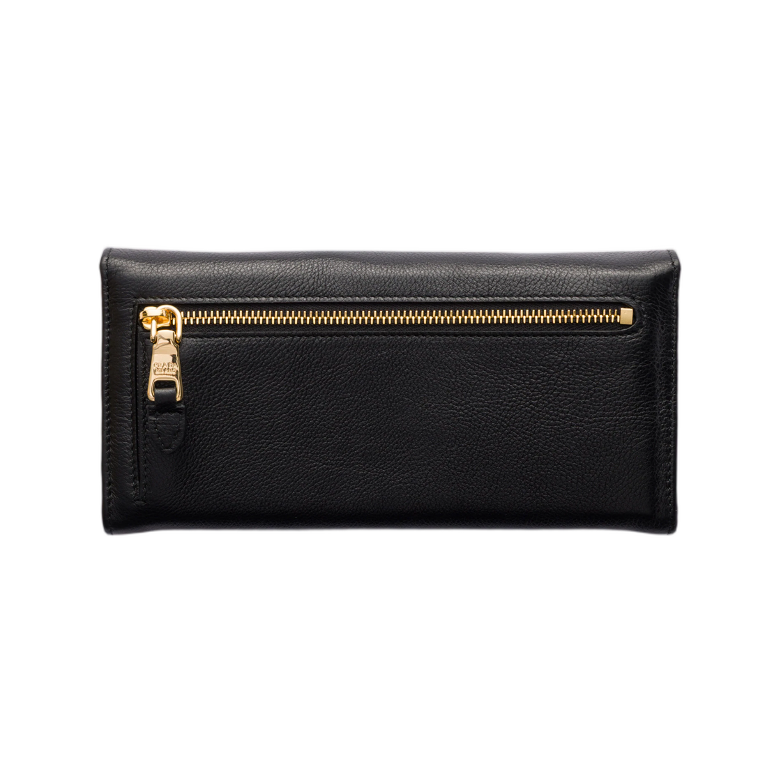프라다 라지 레더 월렛 블랙(Prada Large Leather Wallet Black) - 2
