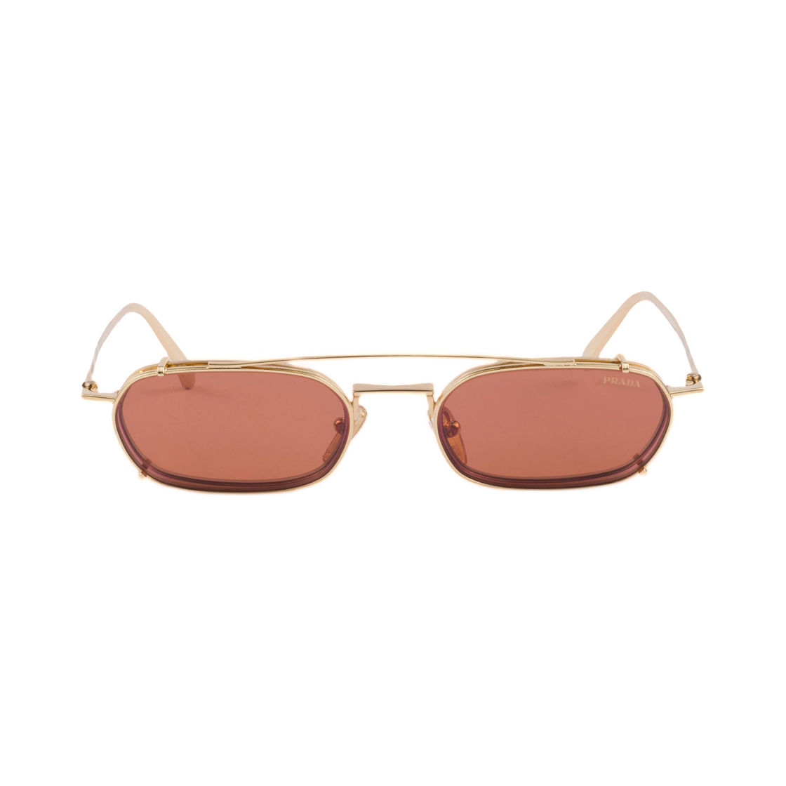 SPRD58-E5AK-FE81C Prada Eyewear Collection Sunglasses Cherry Ochre Lenses