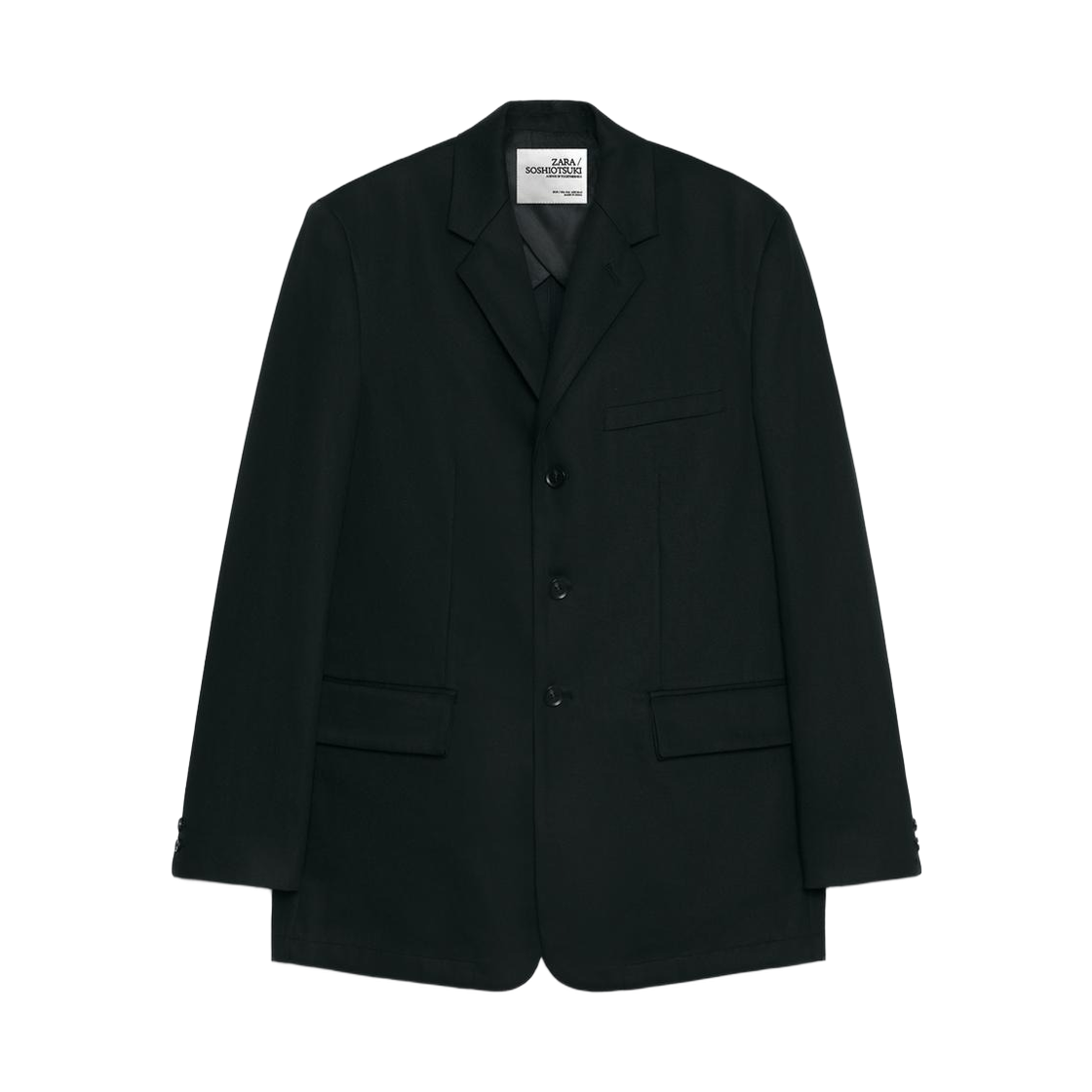 7380/657/800 Zara x Soshiotsuki Relaxed Fit Suit Blazer Black