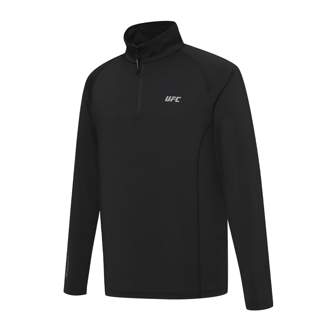 유에프씨 스포츠 스트라이커 레귤러핏 하프 집업 티셔츠 블랙 U4LSX3305BK(UFC SPORT Striker Regular Fit Half Zip-Up Black) - 2