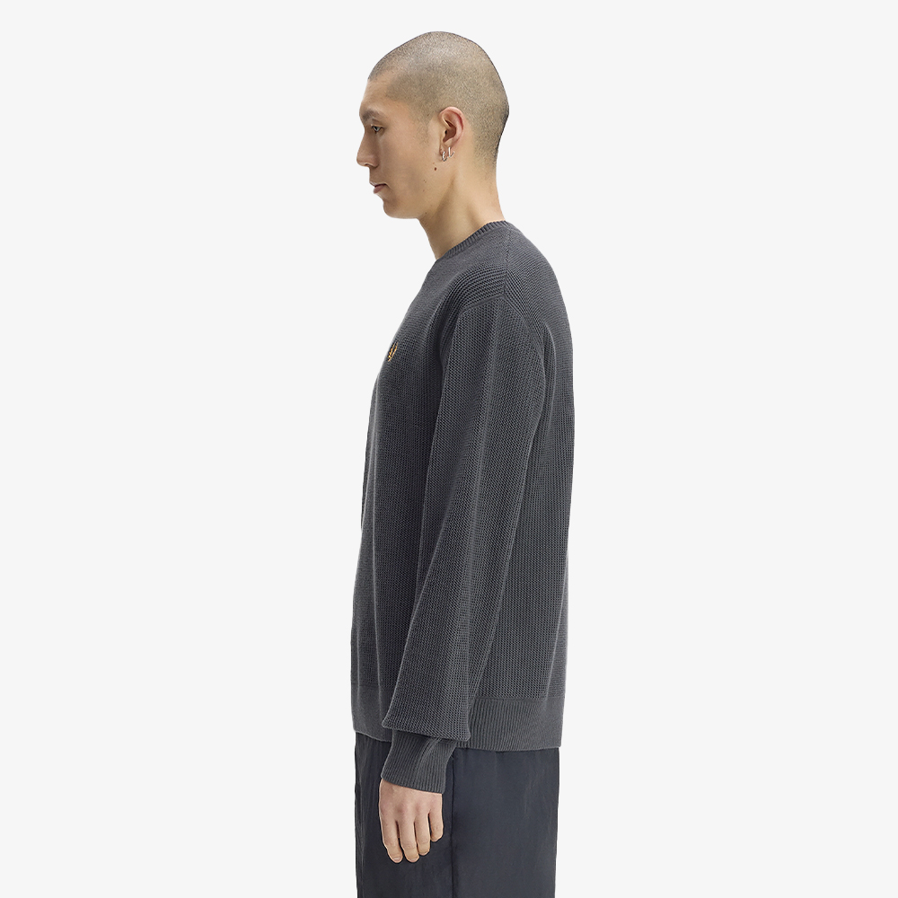 프레드페리 텍스쳐드 니트 앵커그레이(Fred Perry Textured Knit Anchor Grey) - 3