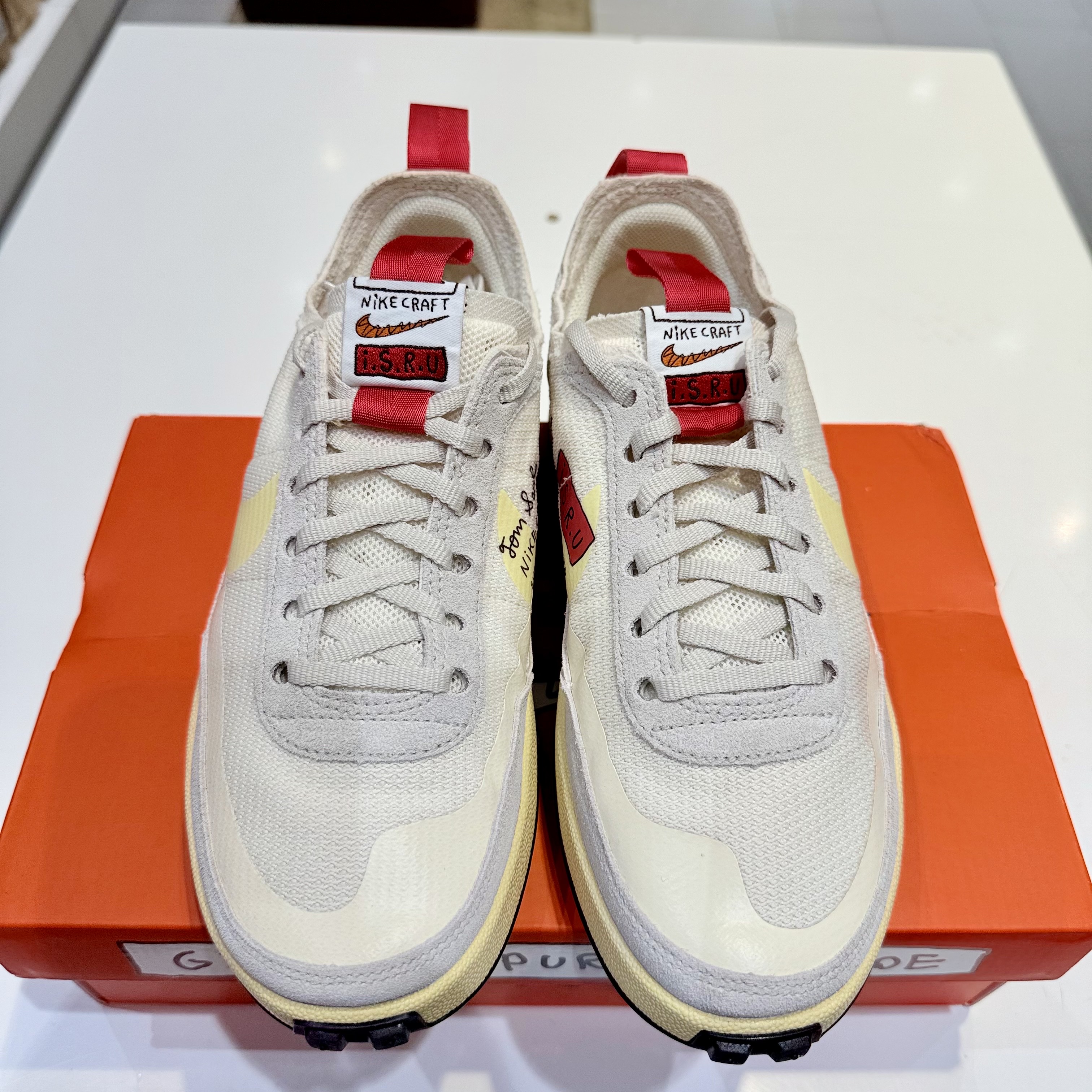 Nike x Tom Sachs General Purpose Shoe Grey Yellow 착용 스타일 - 1