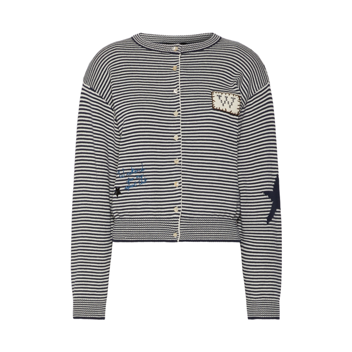 (W) 위켄드 막스마라 테이에라 코튼 가디건 네이비((W) Weekend Max Mara Teiera Cotton Cardigan Navy)
