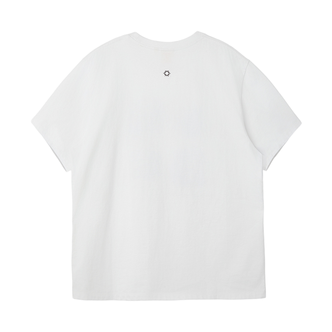 헬로선라이즈 썬 스템프 티셔츠 화이트(Hello Sunrise Sun Stamp Tee_White) - 4