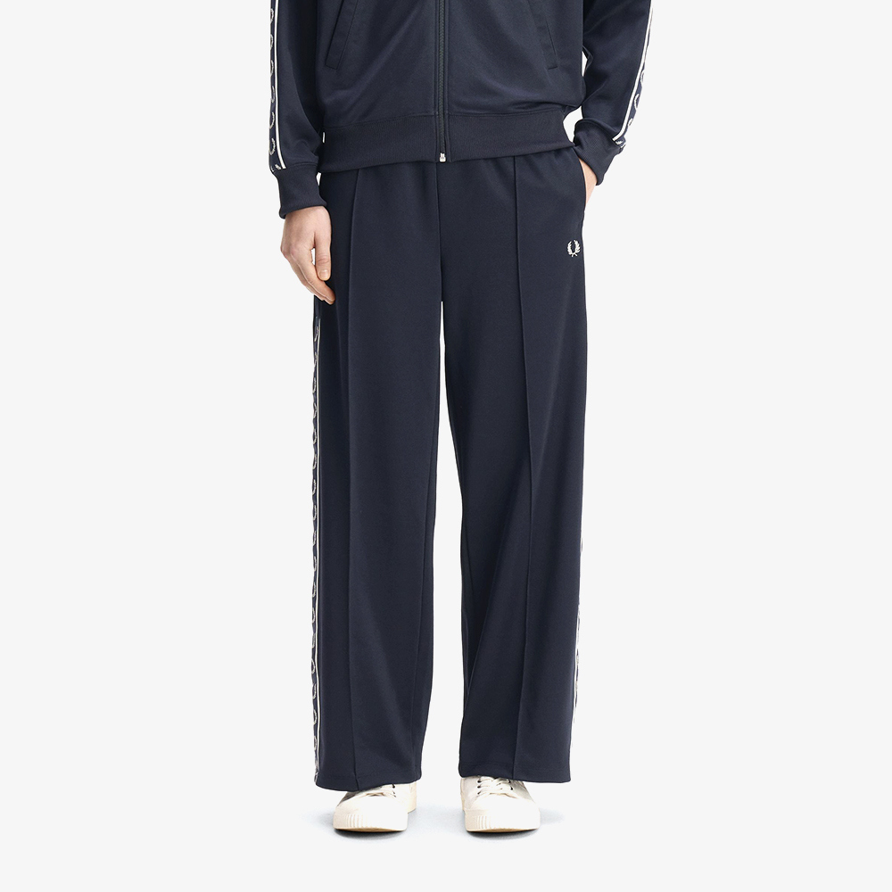 프레드페리 우먼즈 테잎 트랙 팬츠 네이비 화이트(Fred Perry Womens Taped Track Pants Navy White) - 2