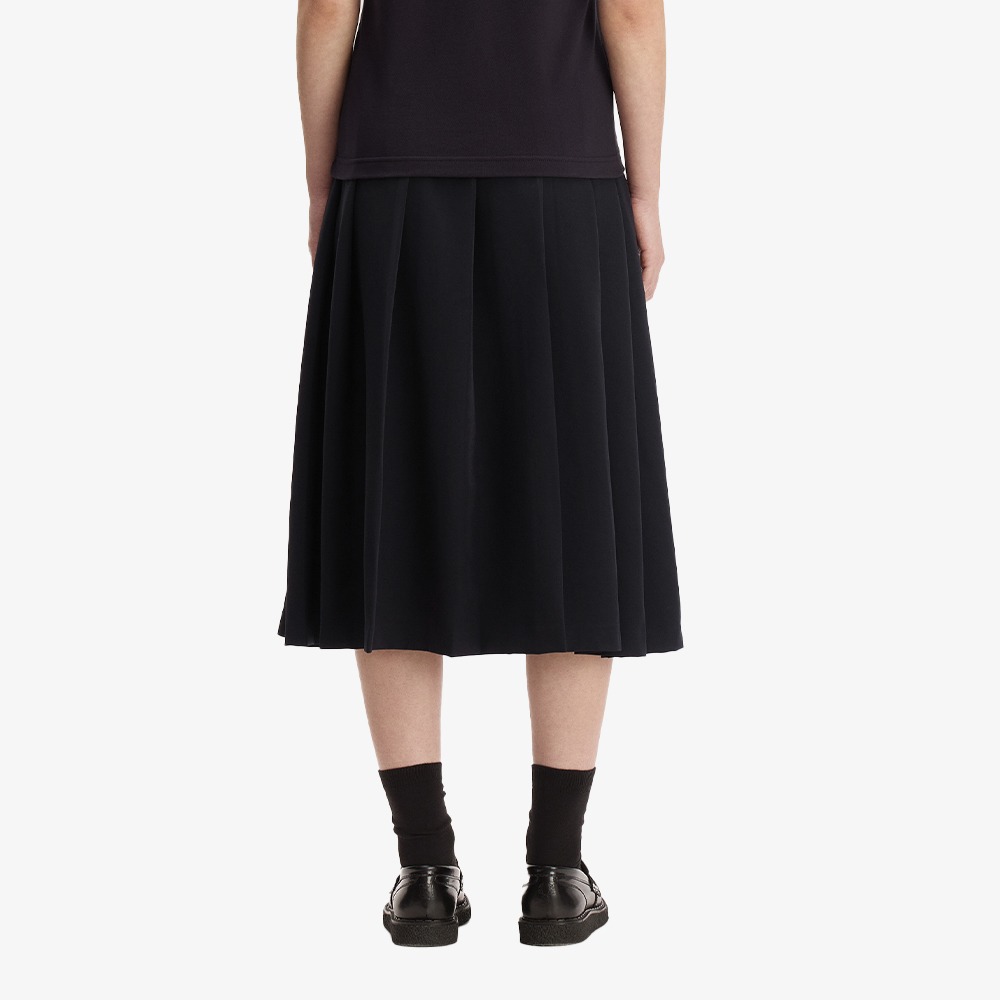 프레드페리 우먼즈 플리츠 미디 스커트 블랙(Fred Perry Womens Pleated Midi Skirt Black) - 3
