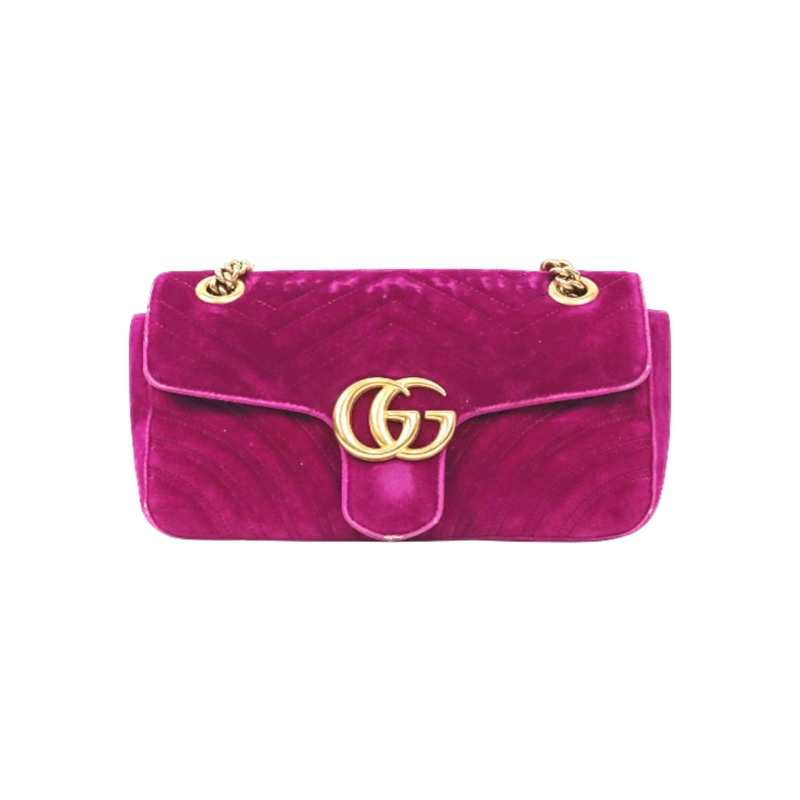 ITSDDDICQ5KG Gucci Purple Velvet Marmont Shoulder Bag C-A56244