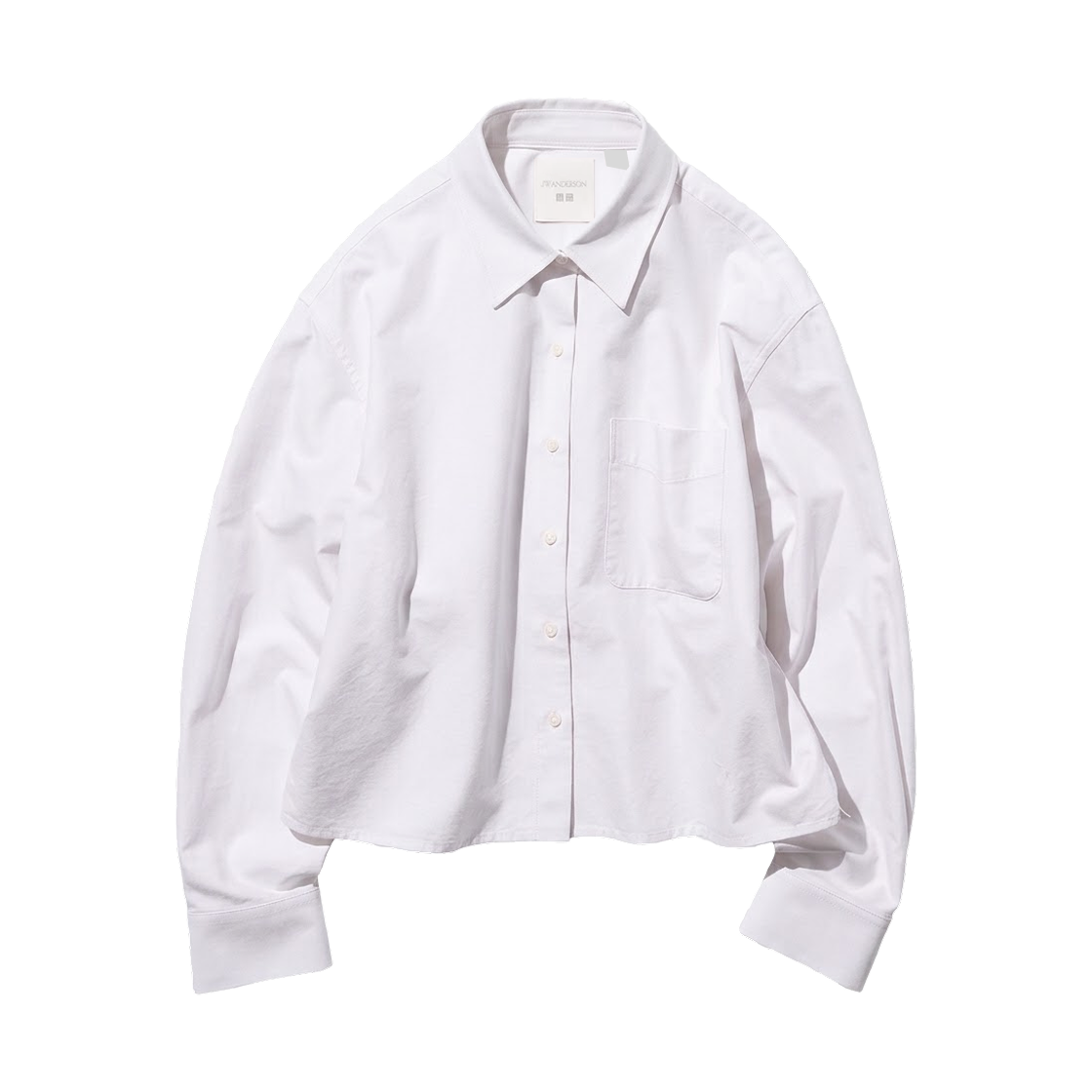 488520-00 (W) Uniqlo x JW Anderson Oxford Boxy Shirt White