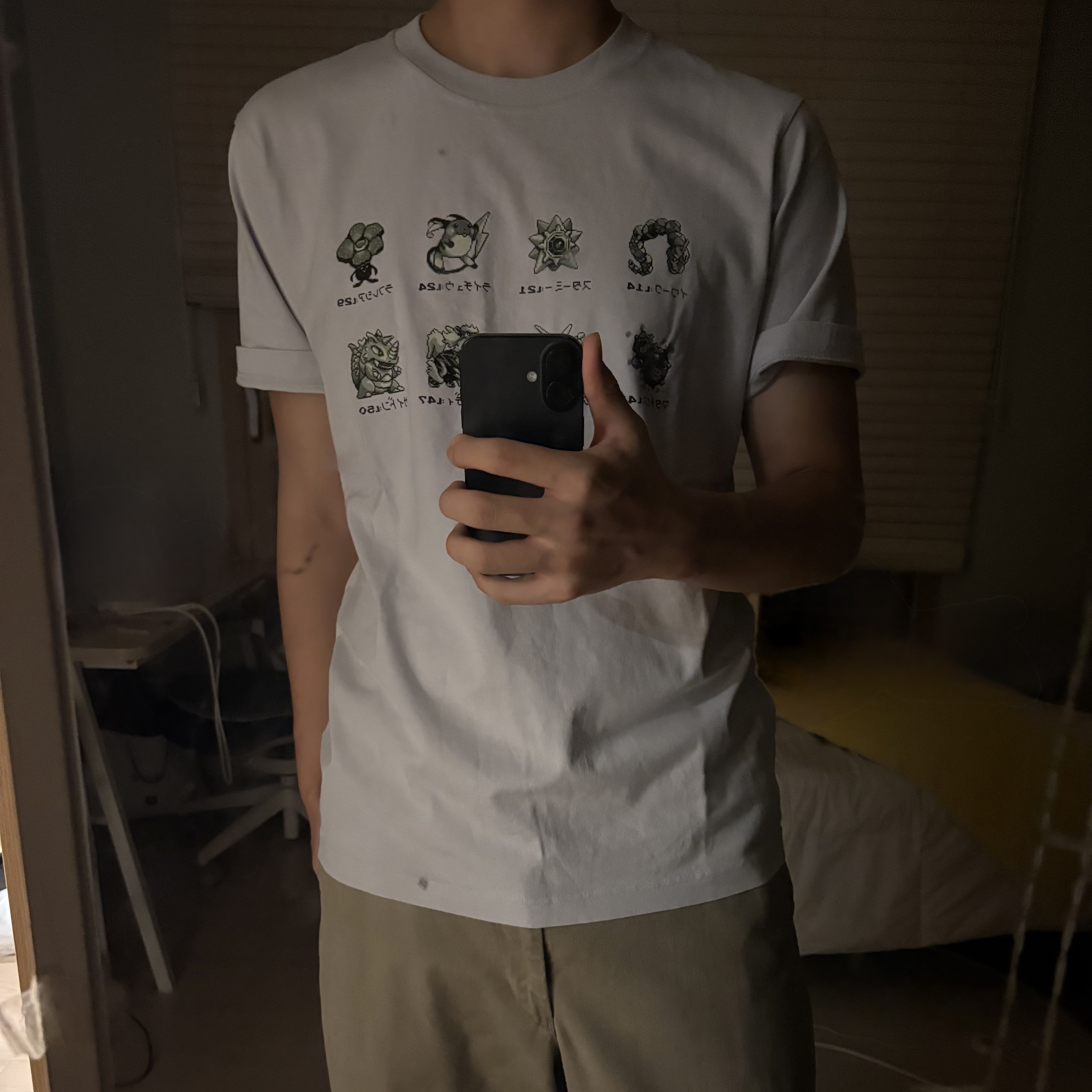 Uniqlo UT x Pokemon Graphic T-Shirt B Gray 착용 스타일
