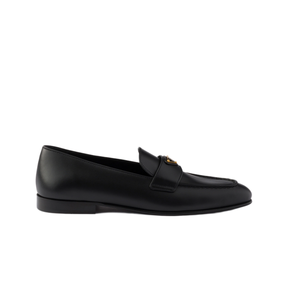 1D705O-070-F0002 (W) Prada Leather Loafers Black