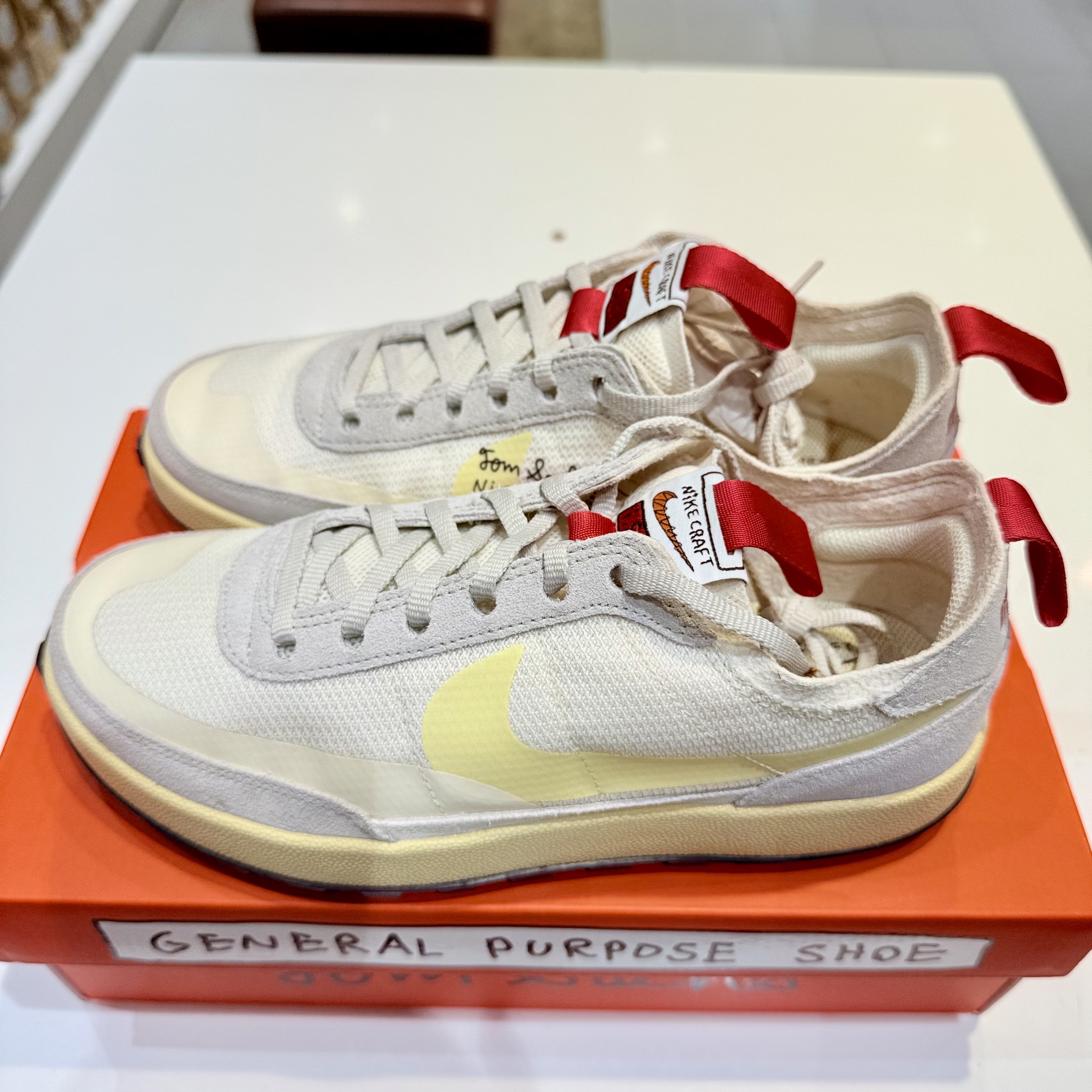 Nike x Tom Sachs General Purpose Shoe Grey Yellow 착용 스타일 - 2