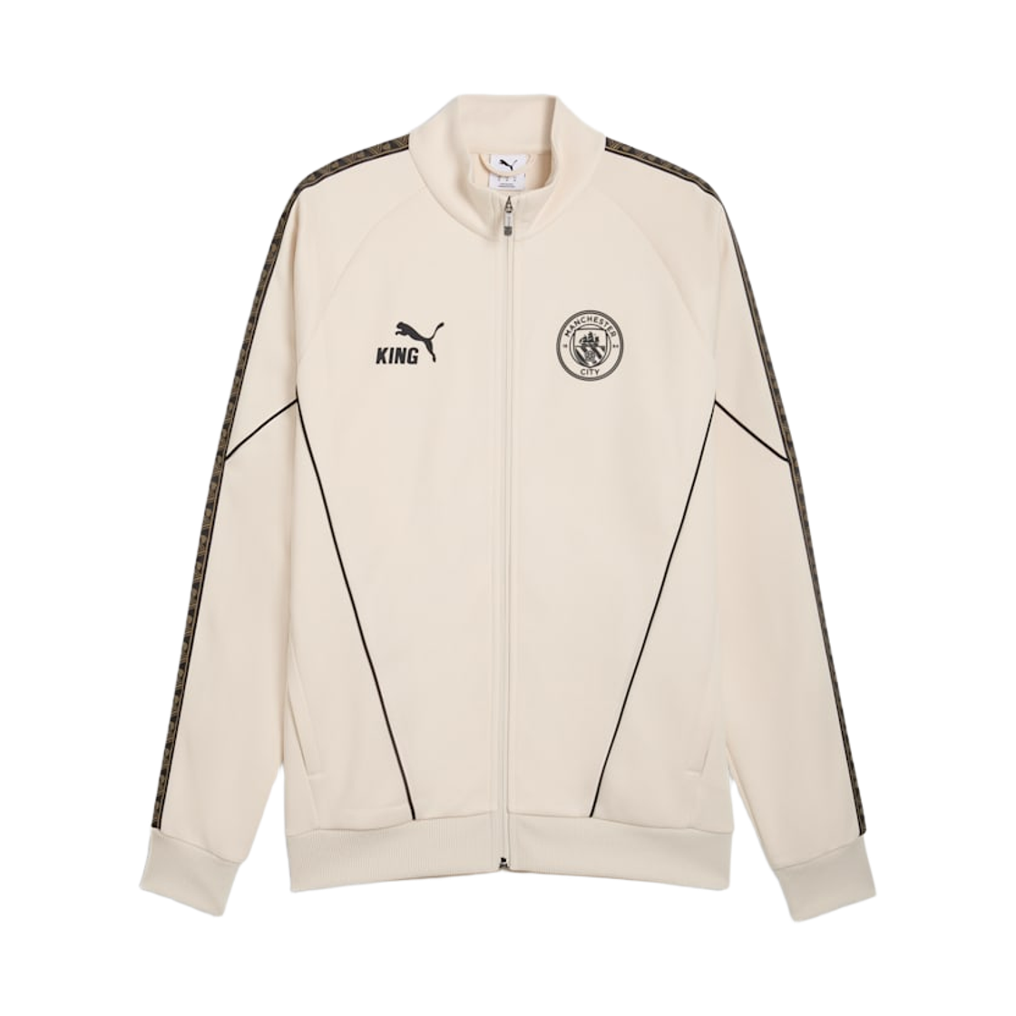 782173-12 Puma Manchester City King Anthem Jacket Alpine Snow Flat Dark Gray (Non Marking Ver.)