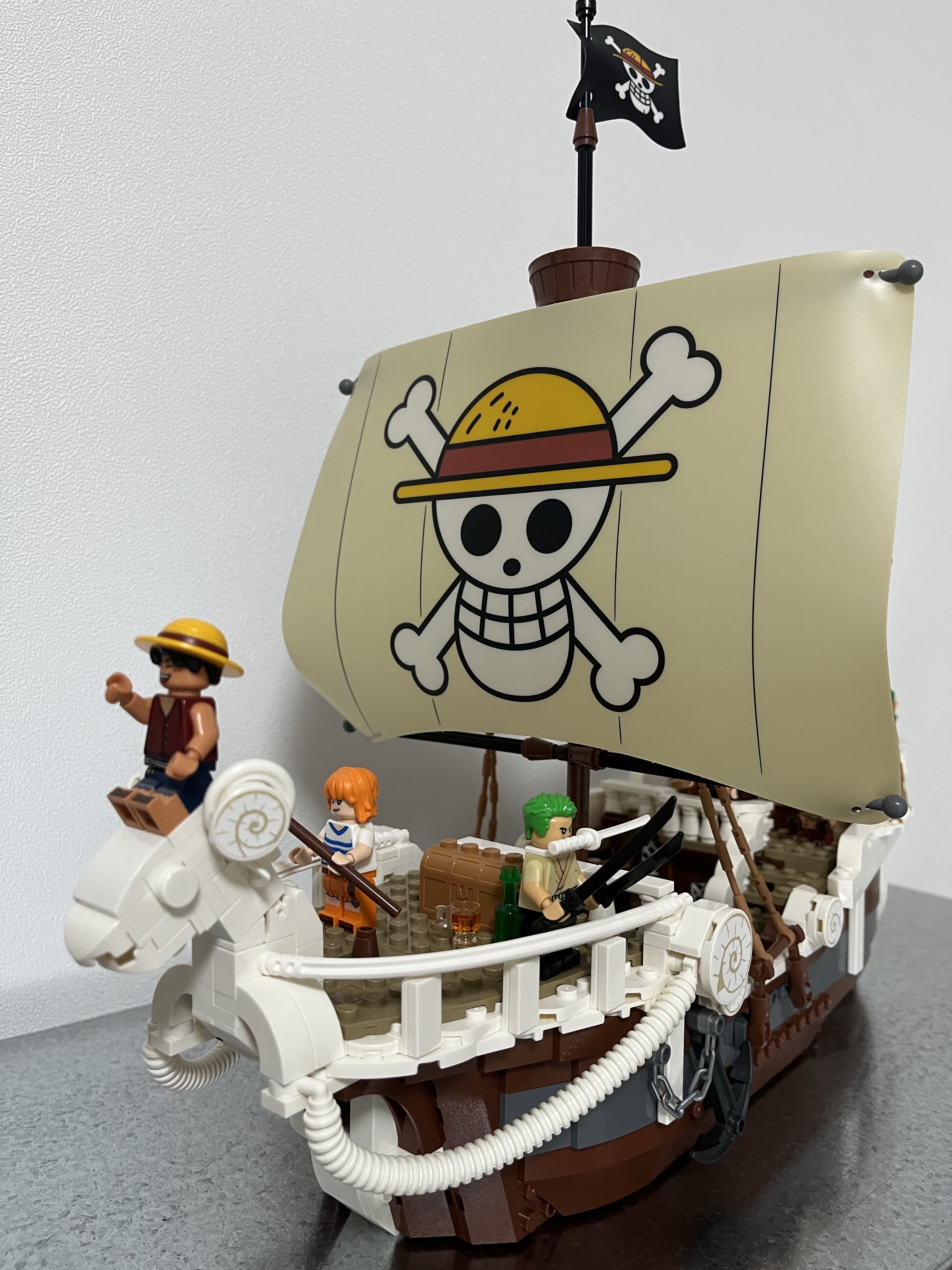 Lego One Piece The Going Merry Pirate Ship 착용 스타일 - 1