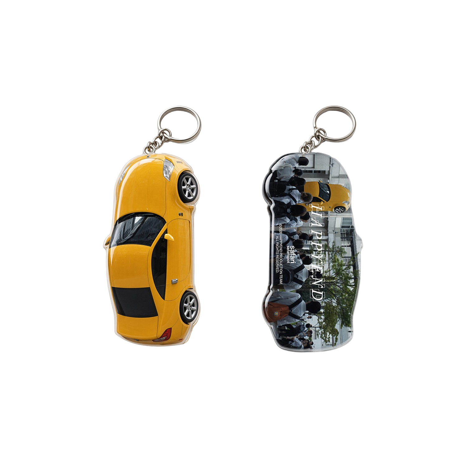 [KREAM 단독] 사파리스팟 x 해피엔드 카 키체인([KREAM 단독] Safarispot X Happyend Car Keychain)