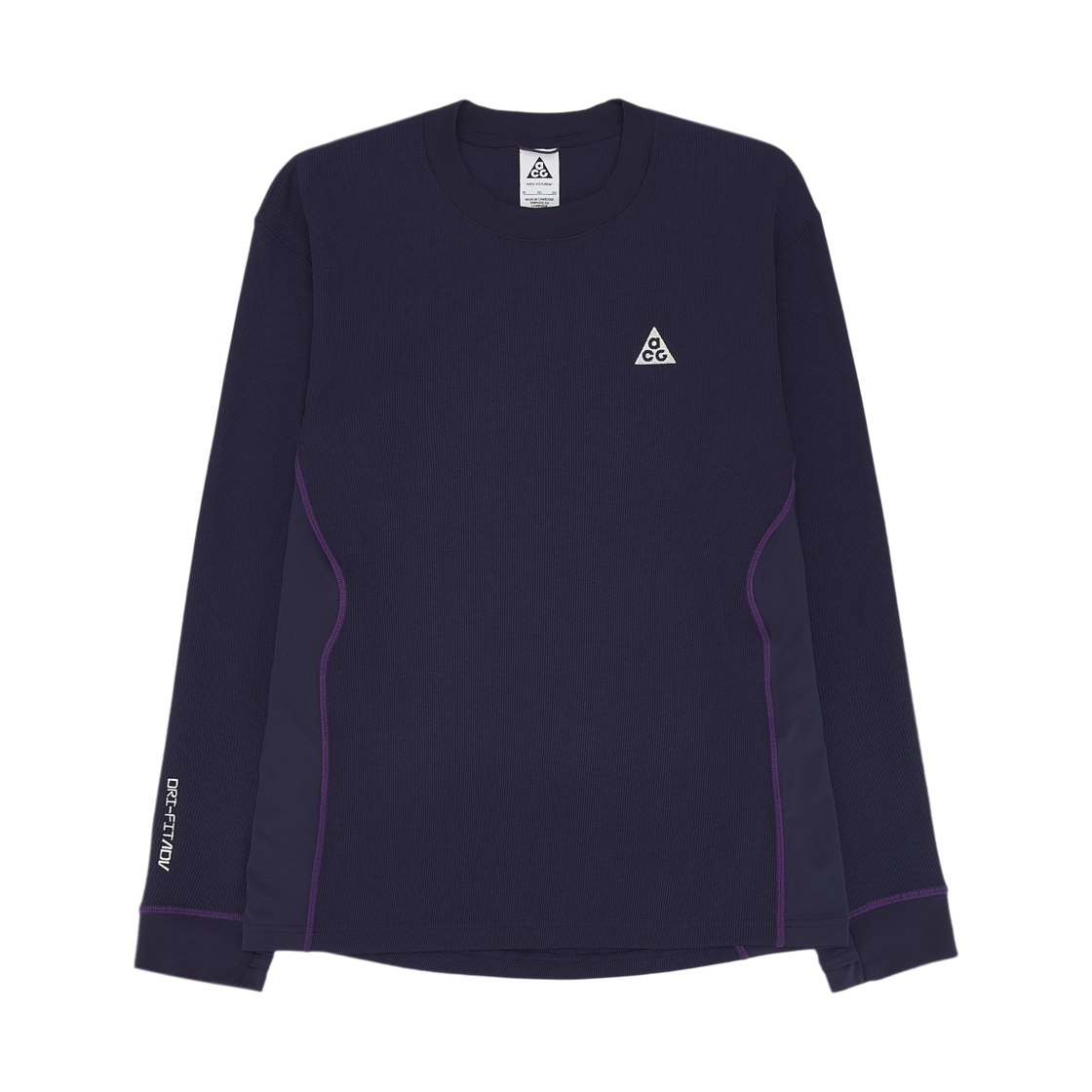 나이키 ACG 드라이핏 ADV 고트 락스 롱슬리브 윈터라이즈드 탑 퍼플 잉크 - 아시아(Nike ACG Dri-Fit ADV Goat Rocks Long Sleeve Winterized Top Purple Ink - Asia) - 1