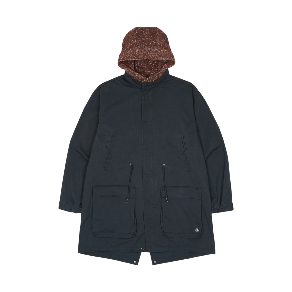 - (W) Coyseio Washed Military Jacket Navy