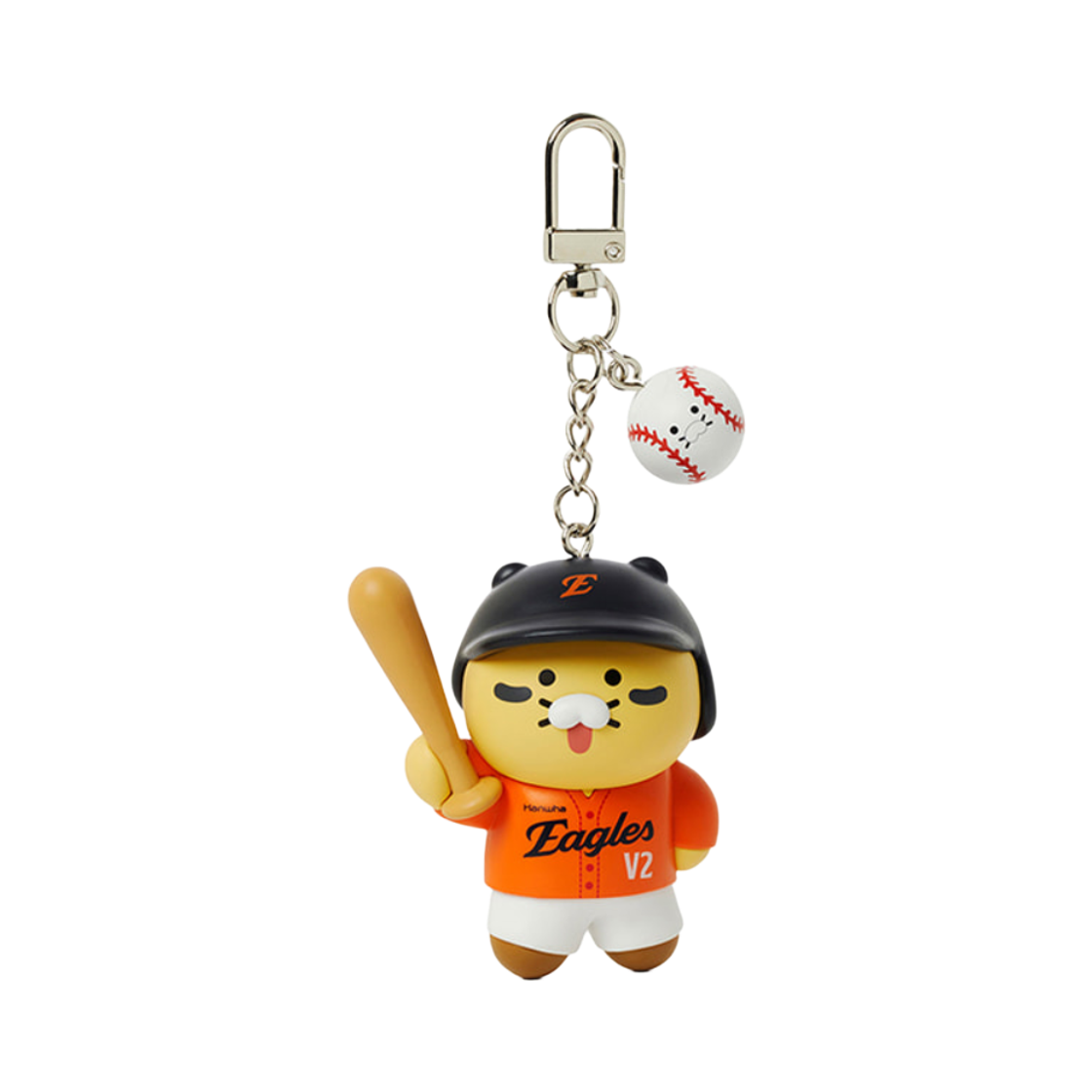 - Hanwha Eagles x Kakao Friends 26 Tanning Figure Keyring V2 Choonsik Multi
