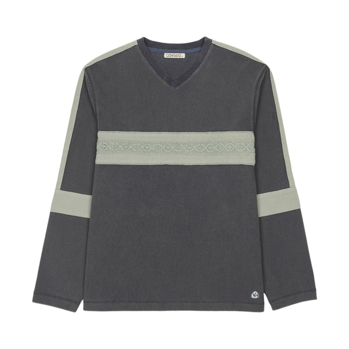 - (W) Coyseio Lace Pk Long Sleeve Navy