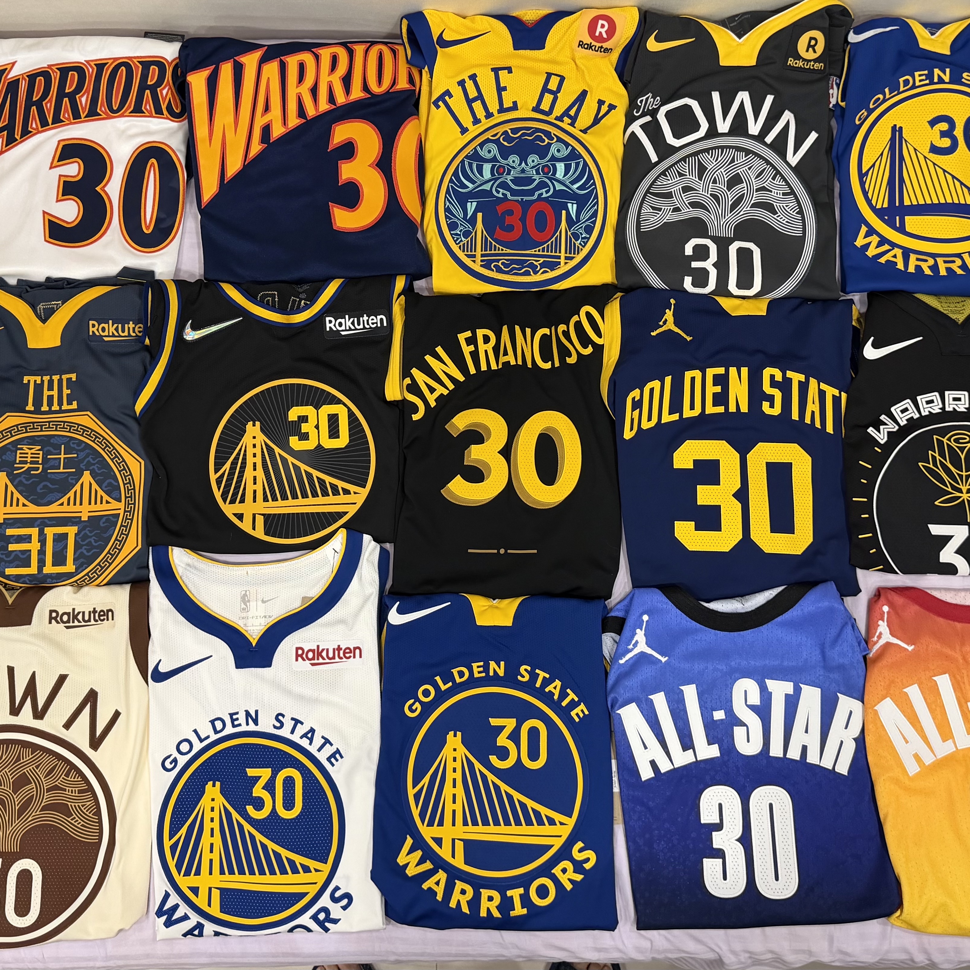 Nike Stephen Curry Golden State Warriors Icon Edition Dri-Fit NBA Swingman Jersey Rush Blue (DN2005-401) (Marking Ver.) 착용 스타일 - 2