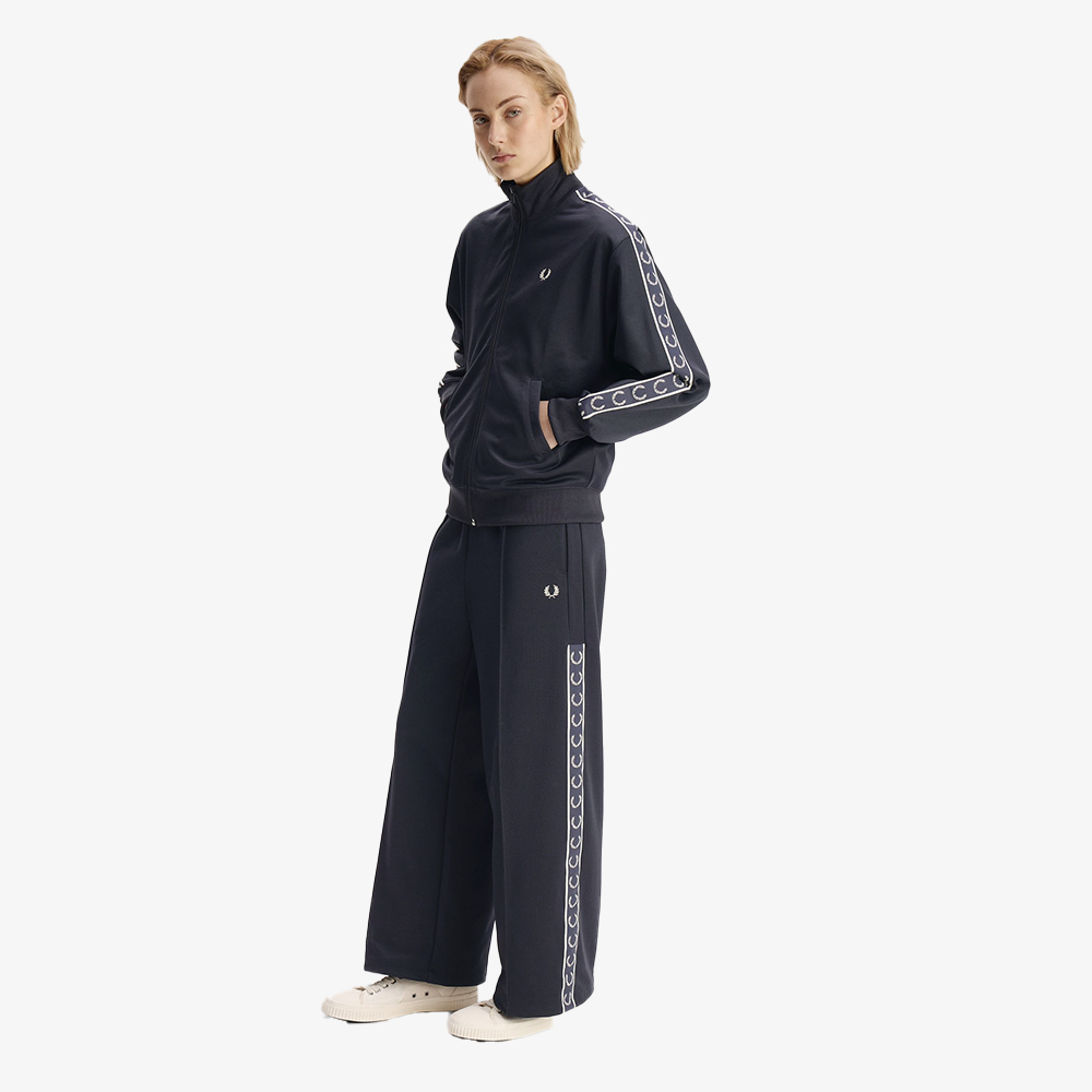 프레드페리 우먼즈 테잎 트랙 팬츠 네이비 화이트(Fred Perry Womens Taped Track Pants Navy White) - 4
