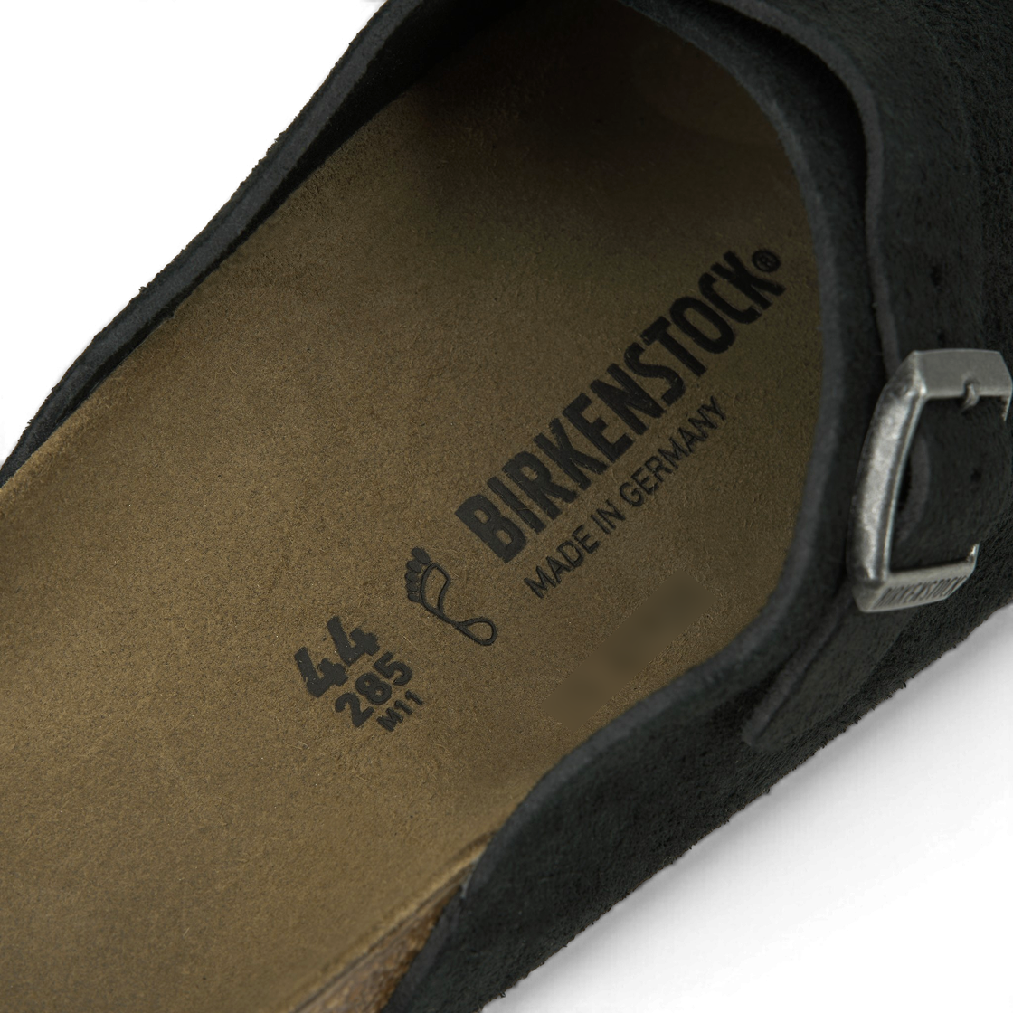 버켄스탁 취리히 스웨이드 레더 블랙 - 레귤러(Birkenstock Zurich Suede Leather Black - Regular) - 8