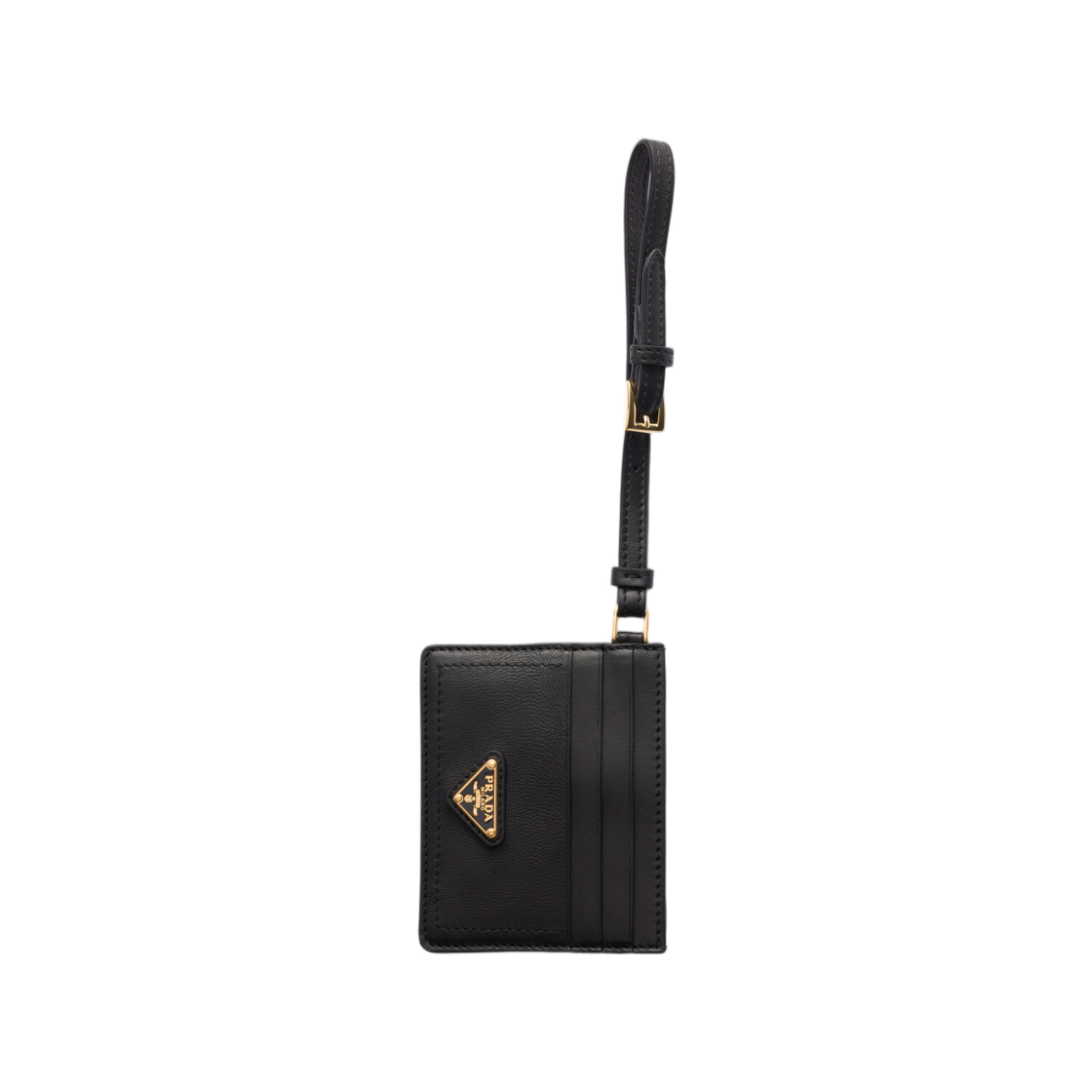 1MC137-2G6Y-F0002 Prada Nappa Leather Card Holder Black