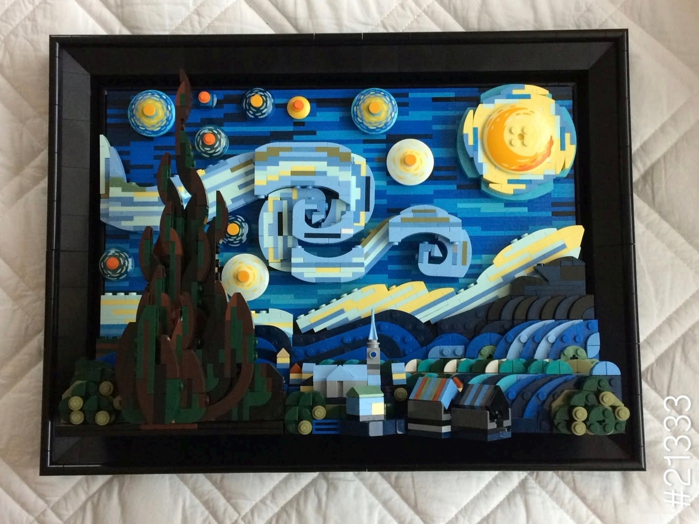 Lego Vincent Van Gogh The Starry Night 착용 스타일