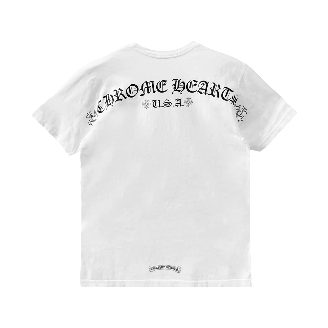 - Chrome Hearts USA Script  T-Shirt White