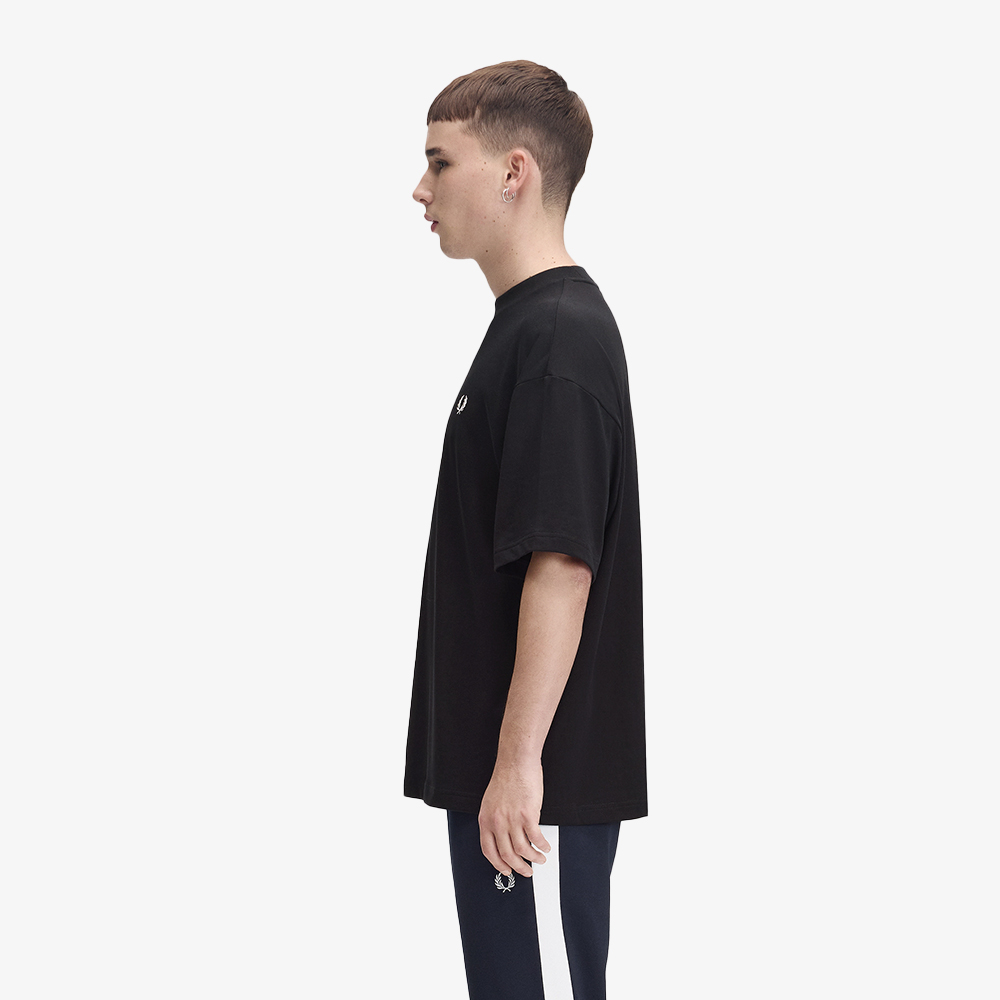 프레드페리 오버사이즈드 티셔츠 블랙(Fred Perry Oversized T-Shirt Black) - 3