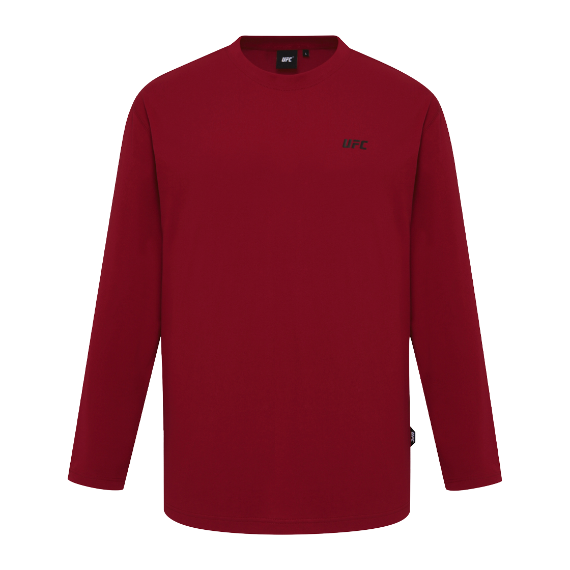유에프씨 스포츠 스트라이커 레귤러핏 긴팔 티셔츠 다크 레드 U2LSX3301DR(UFC SPORT Striker Regular Fit Ls Dark Red) - 1