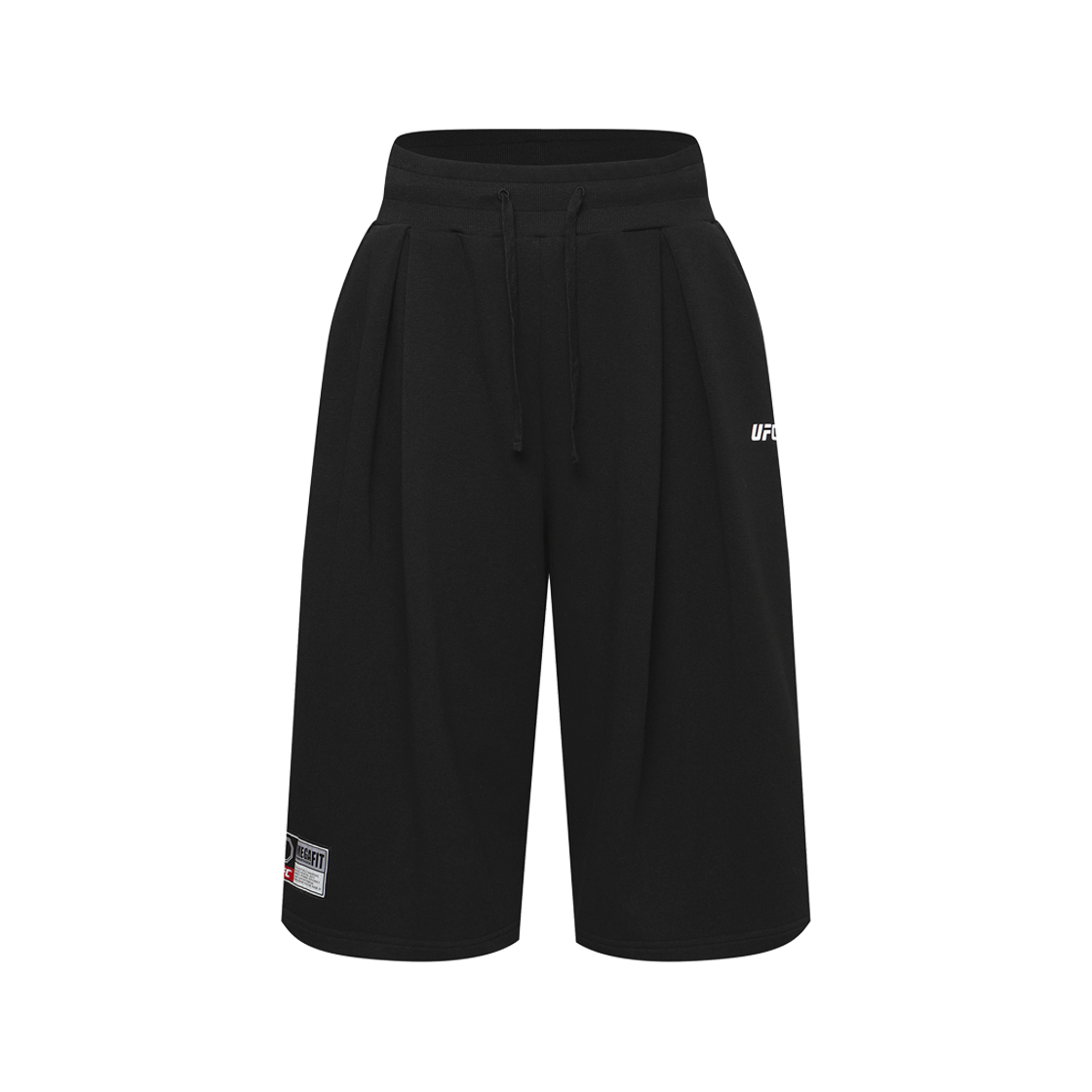 유에프씨 스포츠 테이크다운 메가핏 버뮤다 쇼츠 블랙 U2SPX2311BK(UFC SPORT Takedown Mega Oversized Fit Bermuda Shorts Black)